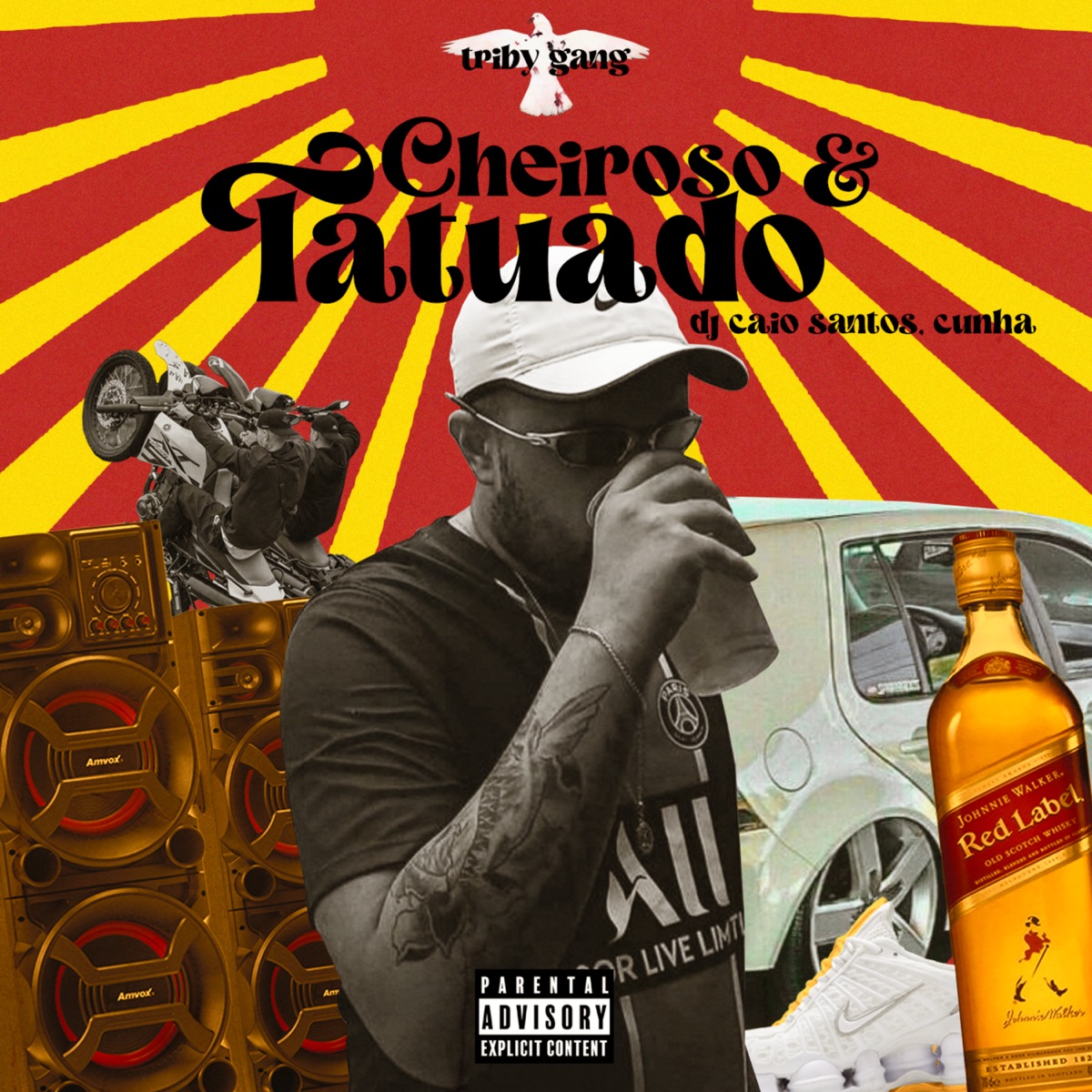 Cheiroso & Tatuado - Single by Cunha, DJ Caio Santos & TRIBY GANG album cover