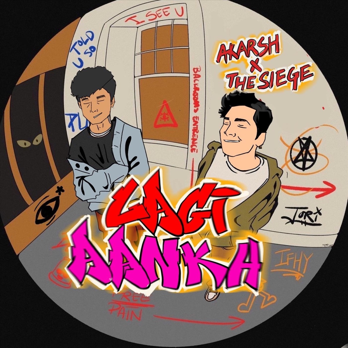 LAGI AANKH - Single by Akarsh & The Siege album cover