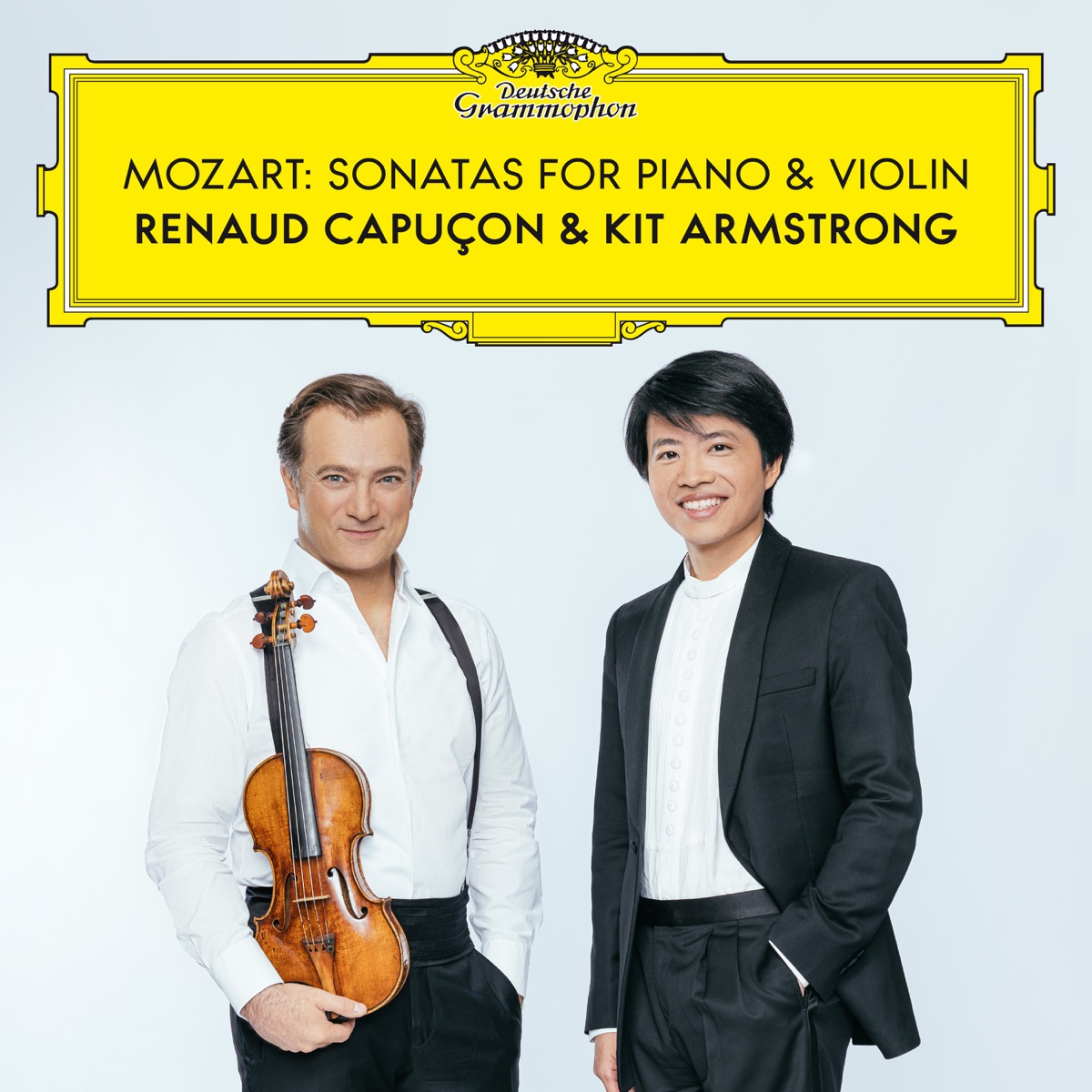 Mozart: Sonatas for Piano & Violin by Renaud Capuçon & Kit Armstrong album cover