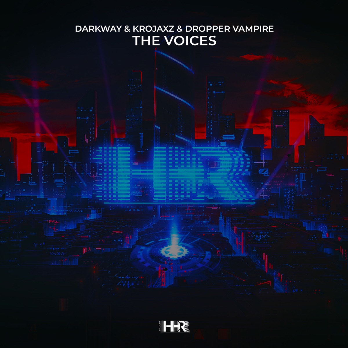 The Voices - Single by Darkway, KroJaxz & Dropper Vampire album cover