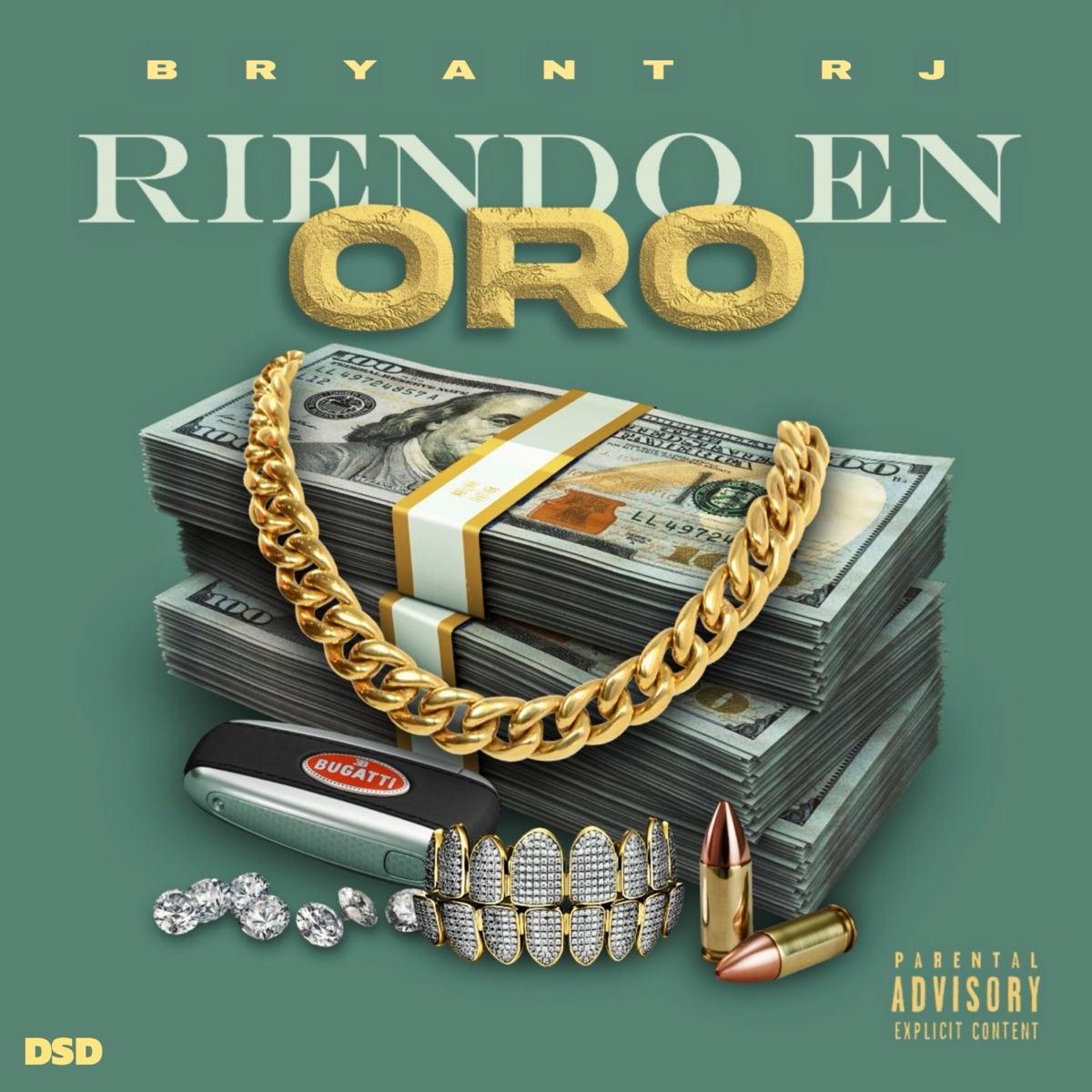 Riendo En Oro - Single by Bryant RJ album cover