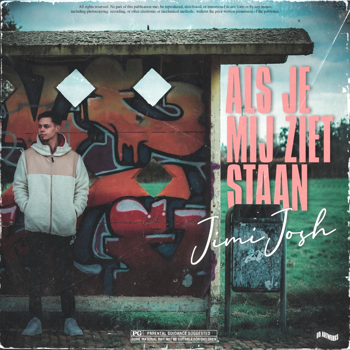 Als Je Mij Ziet Staan - Single by JimiJosh album cover