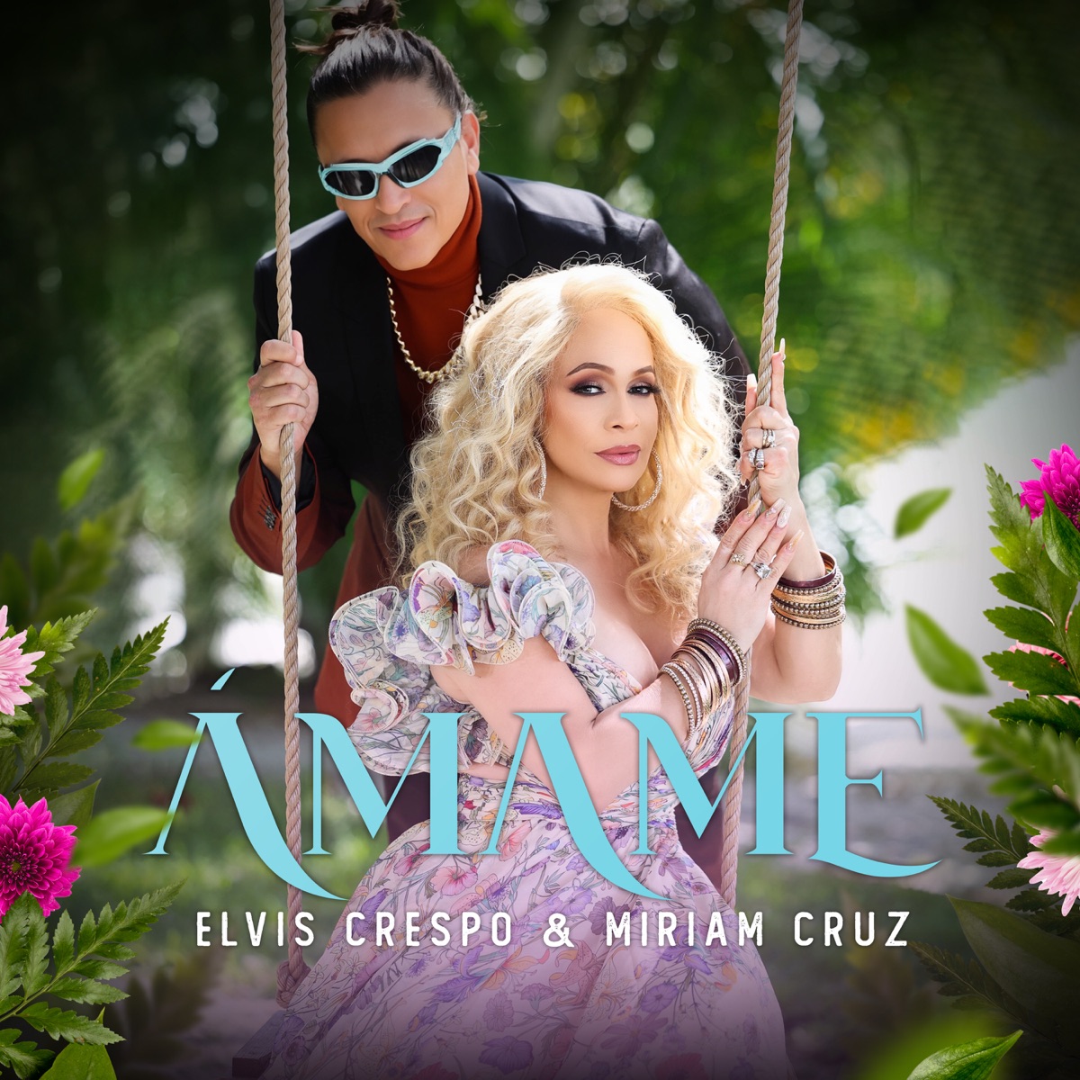 Ámame - Single by Elvis Crespo & Miriam Cruz album cover