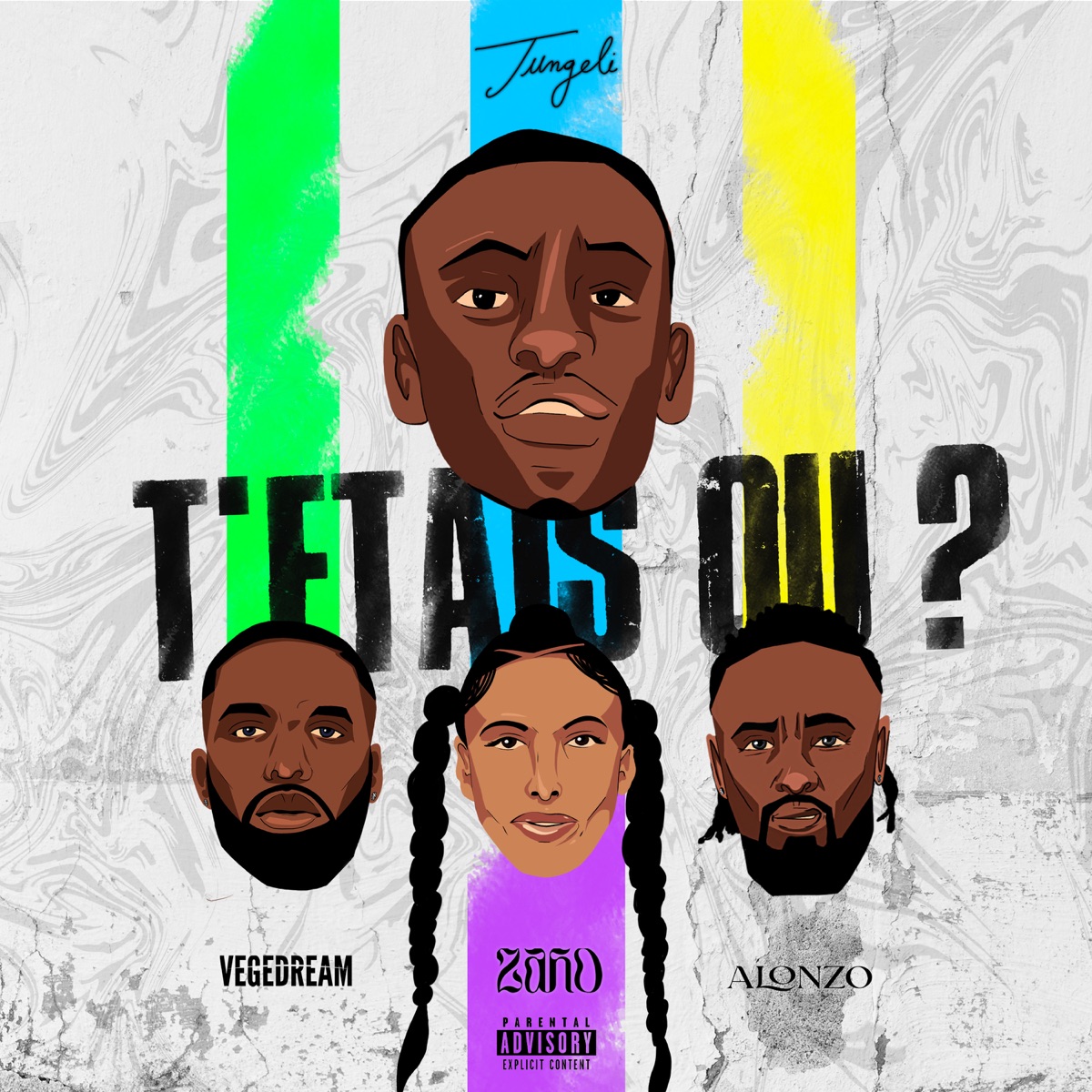 T’étais où ? (feat. Zaho) - Single by Jungeli, Vegedream & Alonzo album cover
