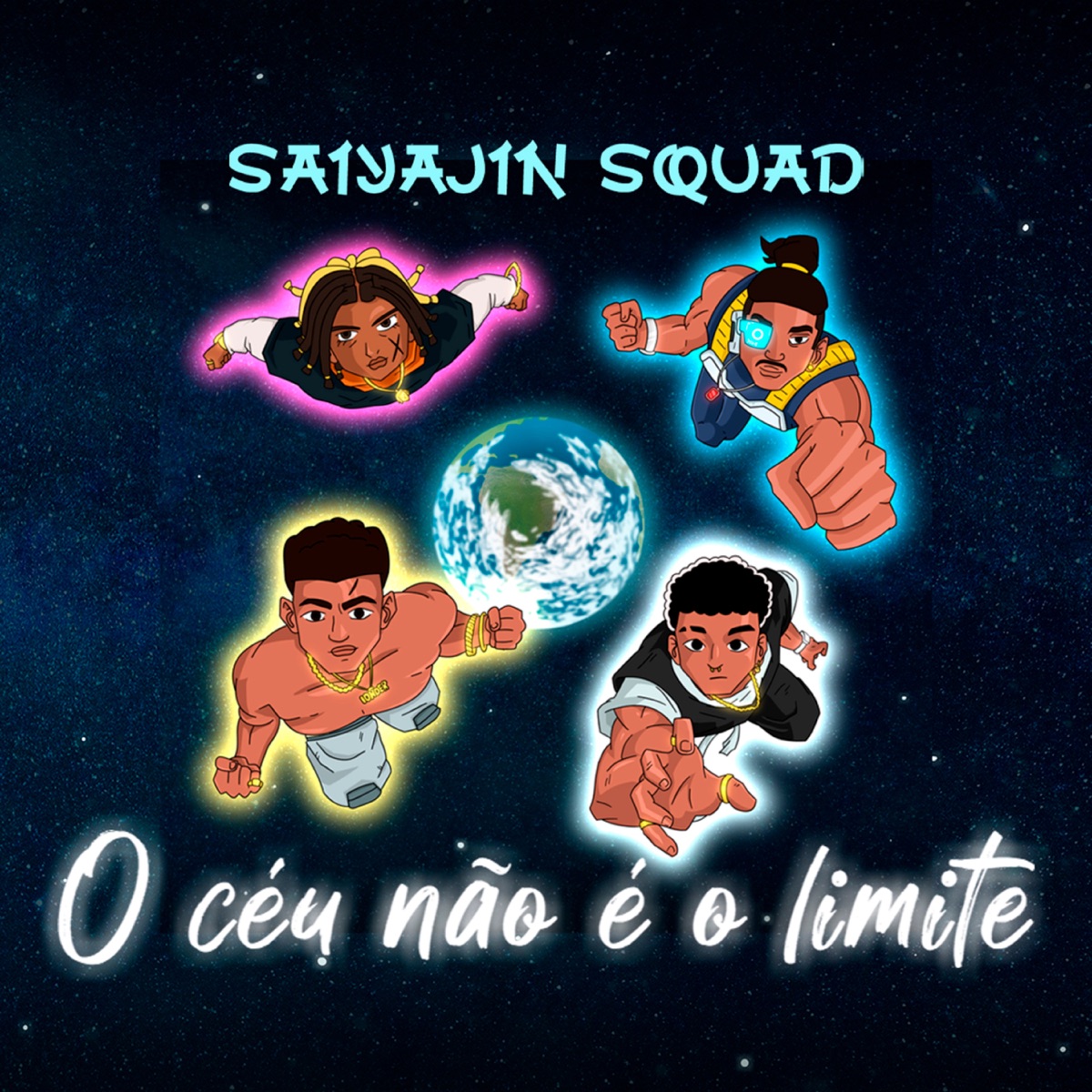 O Céu Não é o Limite - Single by Saiyajin Squad, Luizy, THEKIDDSONIC & Ionder album cover