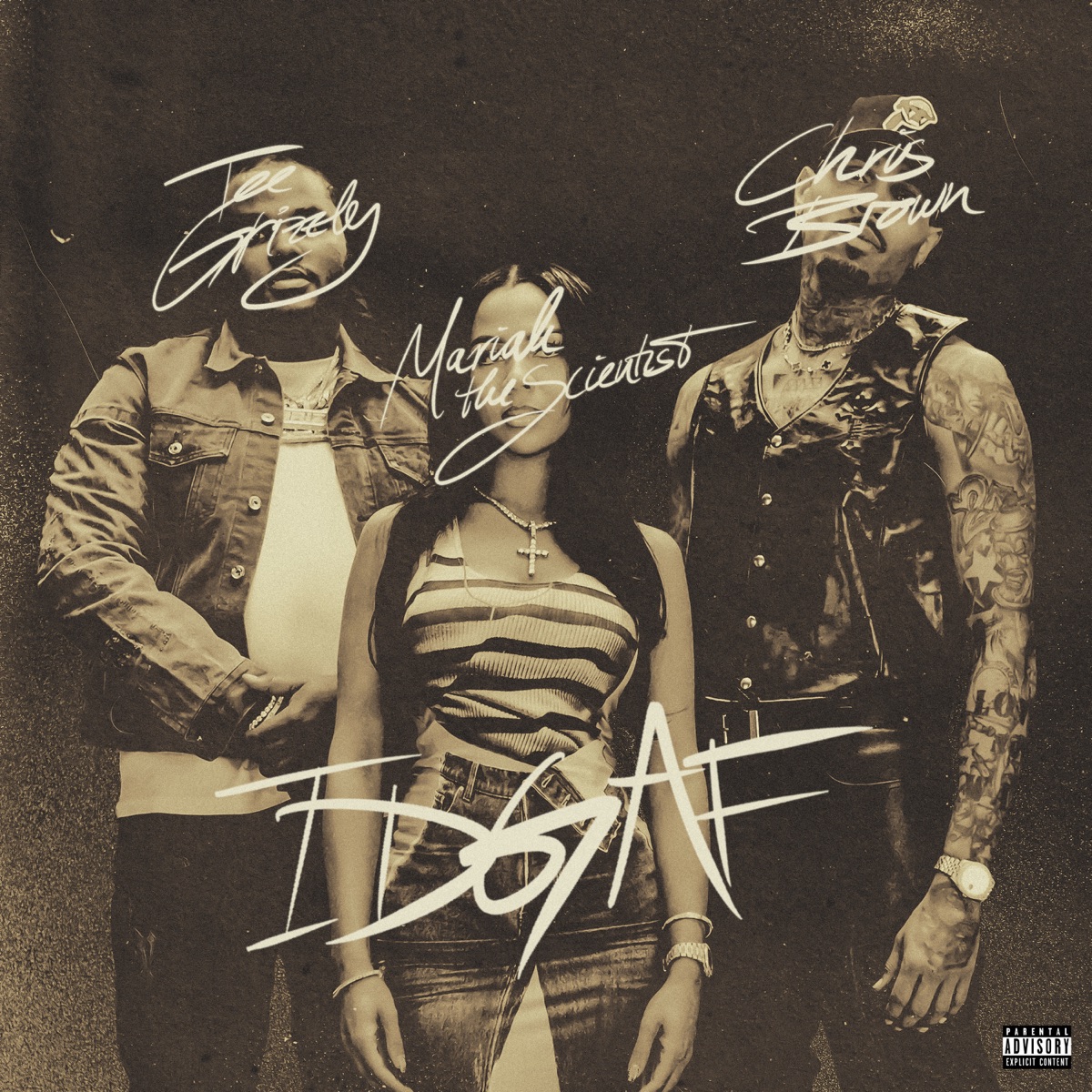IDGAF (feat. Chris Brown and Mariah the Scientist) - Single by Tee Grizzley album cover