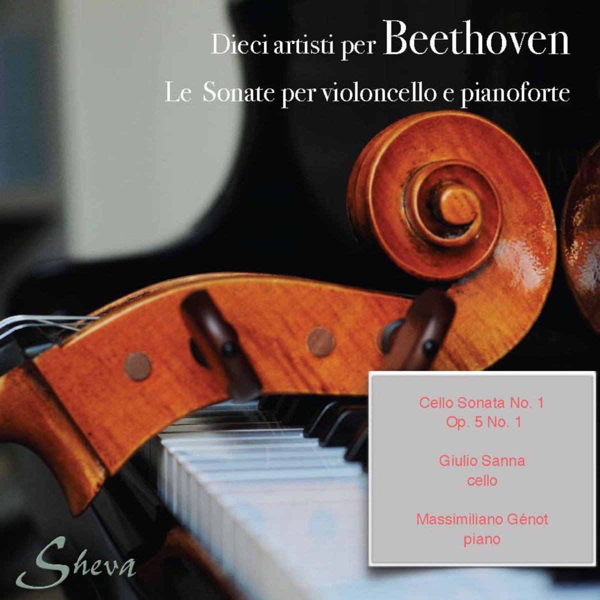 Beethoven: Cello Sonata No. 1, Op. 5 No. 1 - EP by Massimiliano Génot & Giulio Sanna album cover