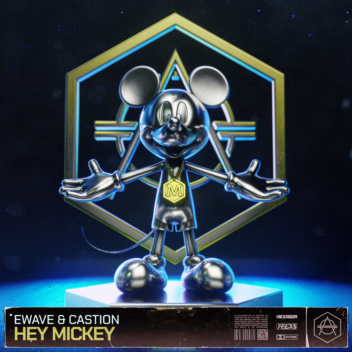 Hey Mickey - Single by EWAVE & Castion album cover