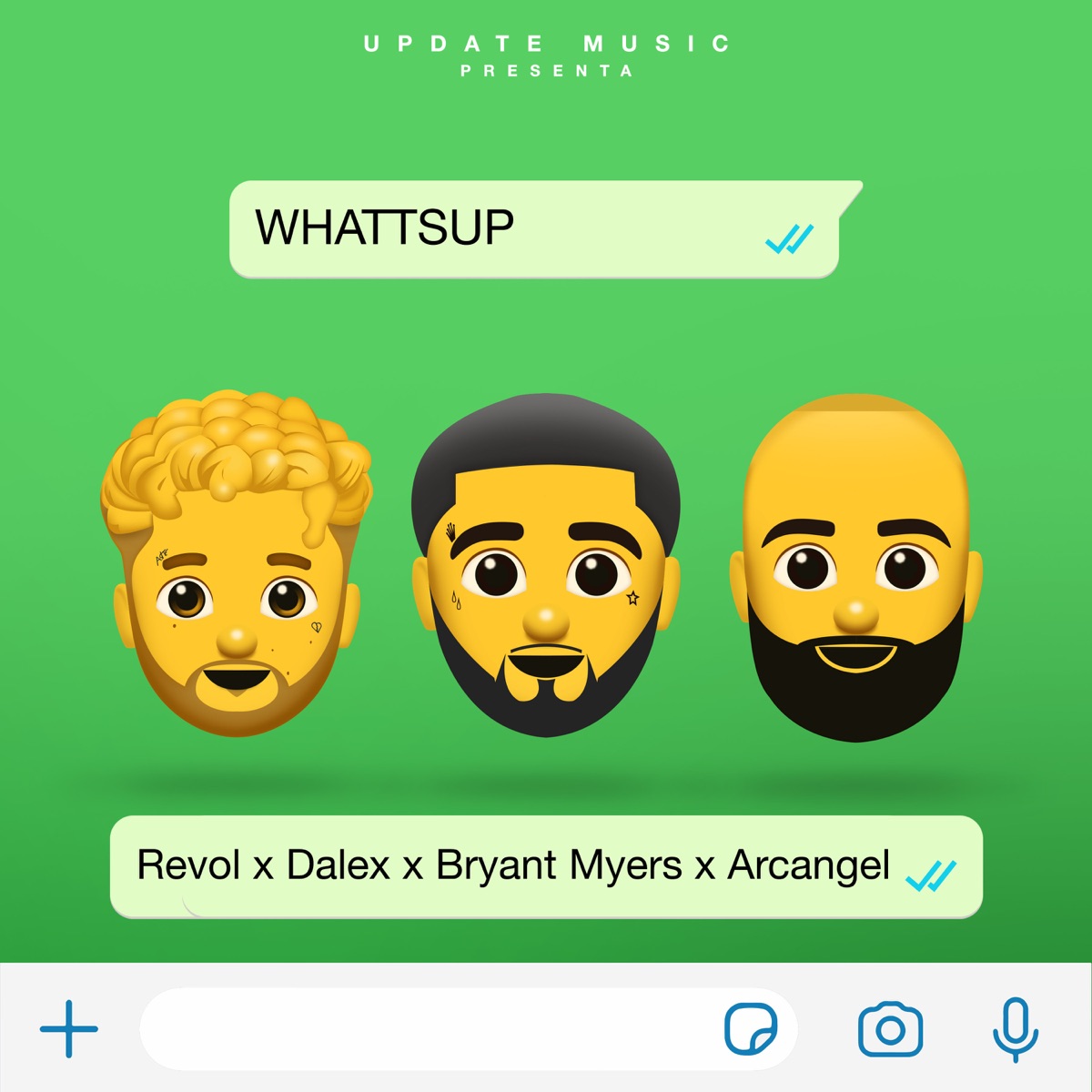 Whattsup (feat. Bryant Myers) - Single by Revol, Dalex & Arcángel album cover