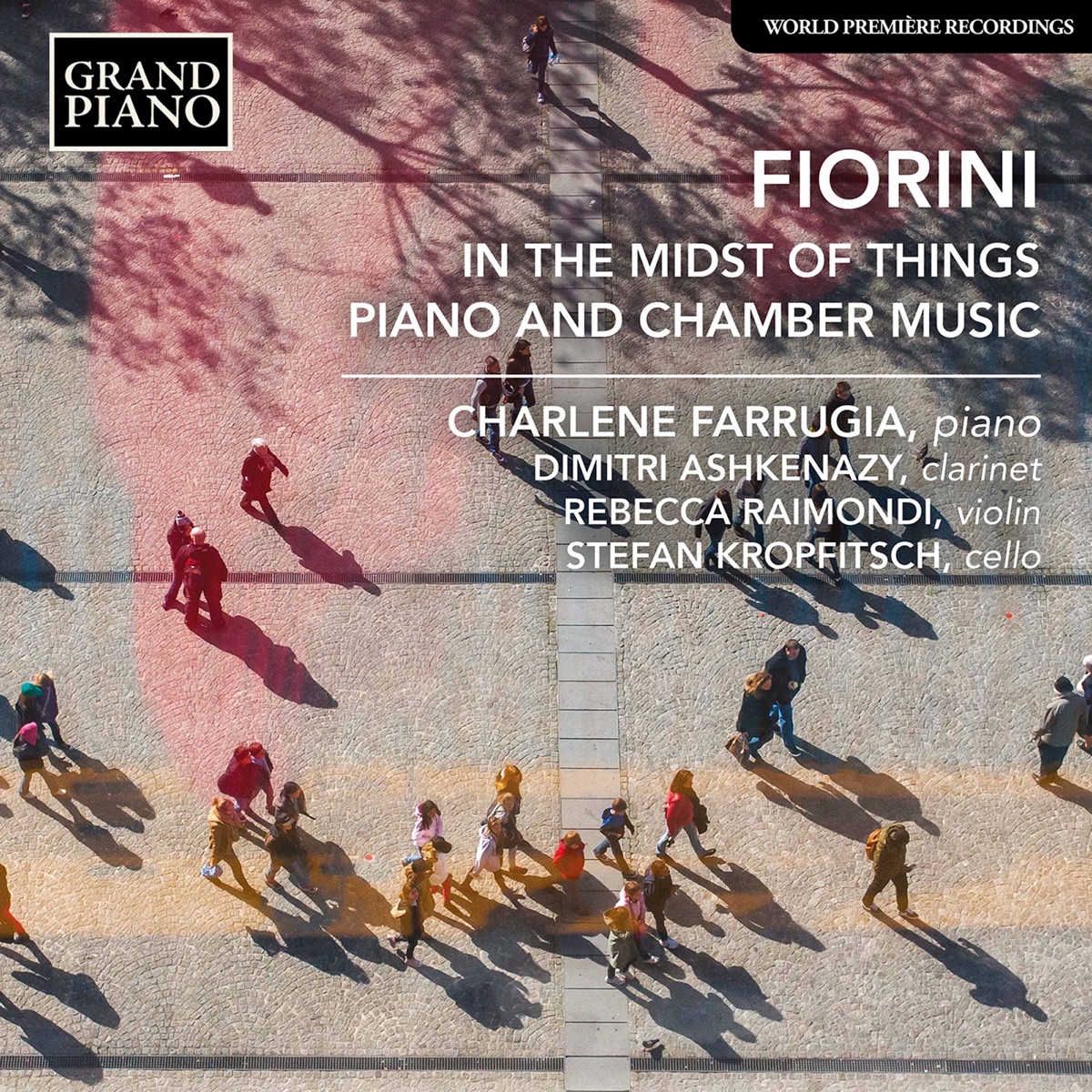 Fiorini: In the Midst of Things – Piano & Chamber Music by Dimitri Ashkenazy, Rebecca Raimondi, Stefan Kropfitsch & Charlene Farrugia album cover