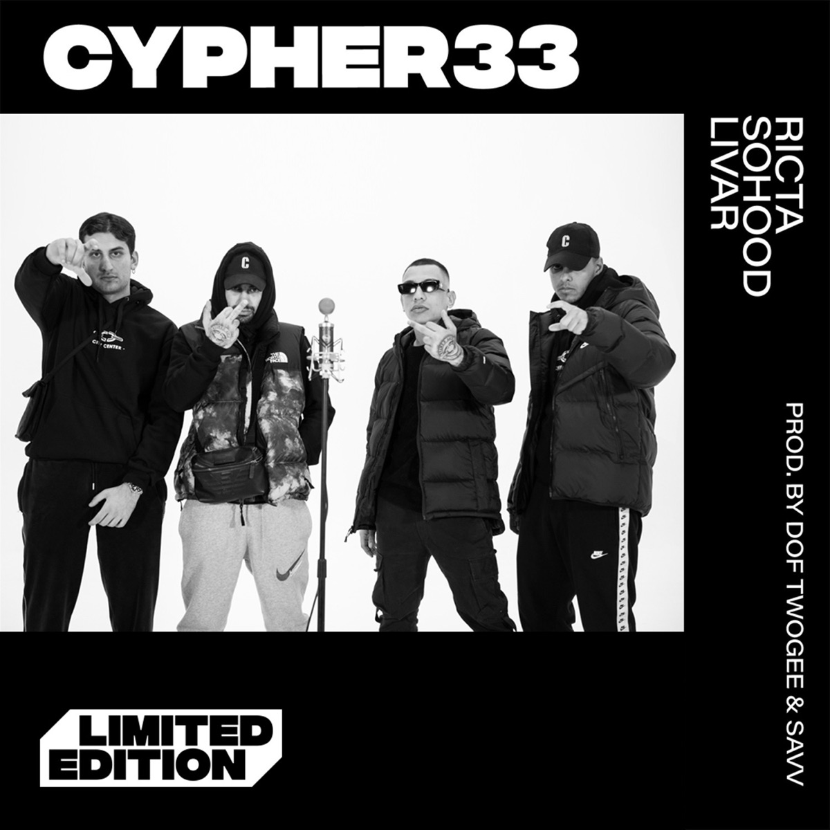 CYPHER33 (feat. Livar & Savv) - Single by Dof Twogee, RICTA & sohood album cover