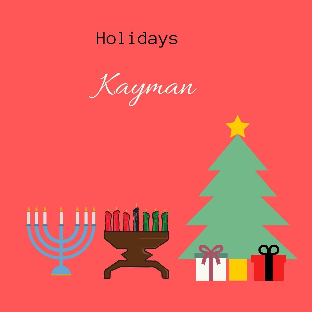 Holidays - Single by Kayman album cover