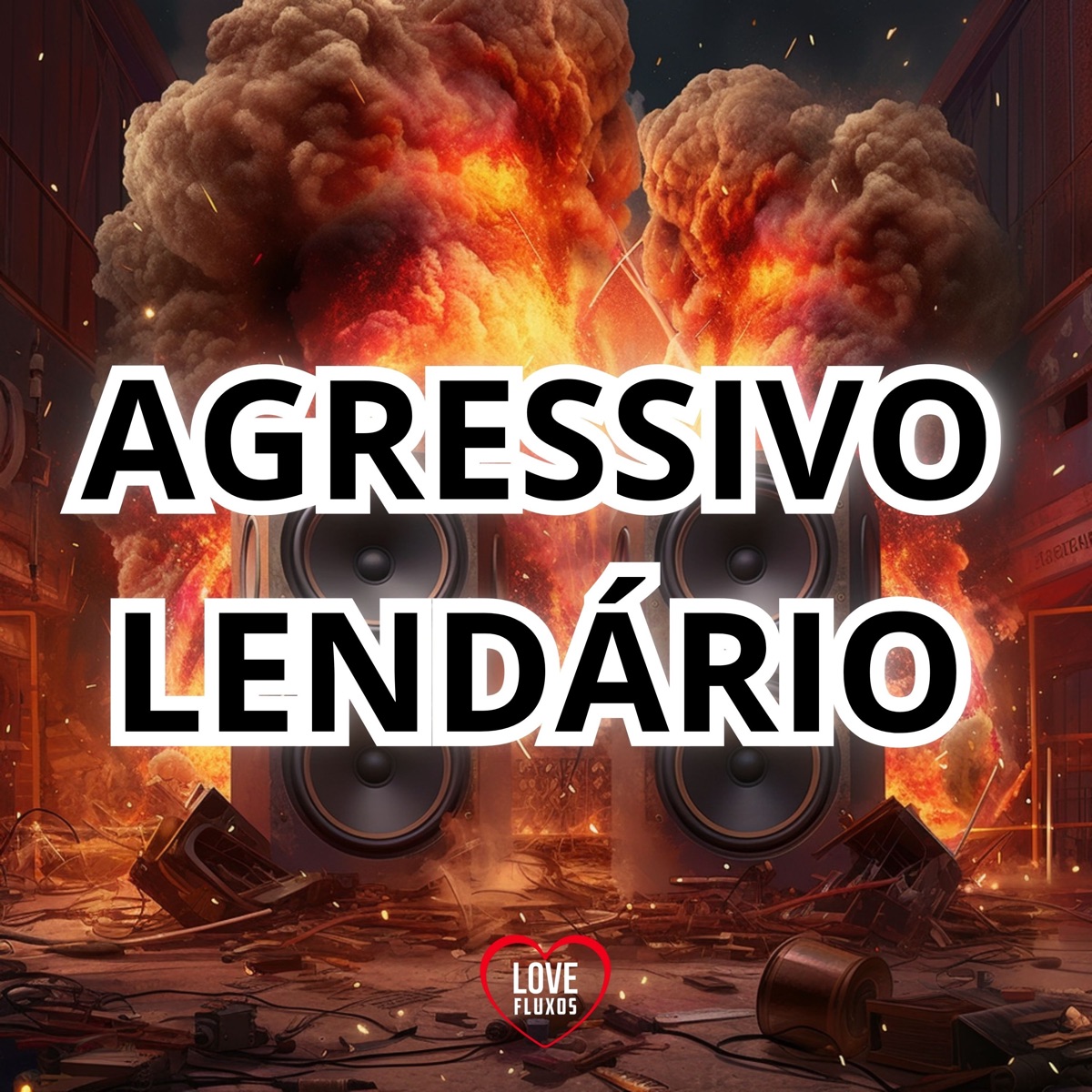 Agressivo Lendário (feat. Love Fluxos) - Single by DJ Salva, DJ Fe Souza & DJ FV album cover