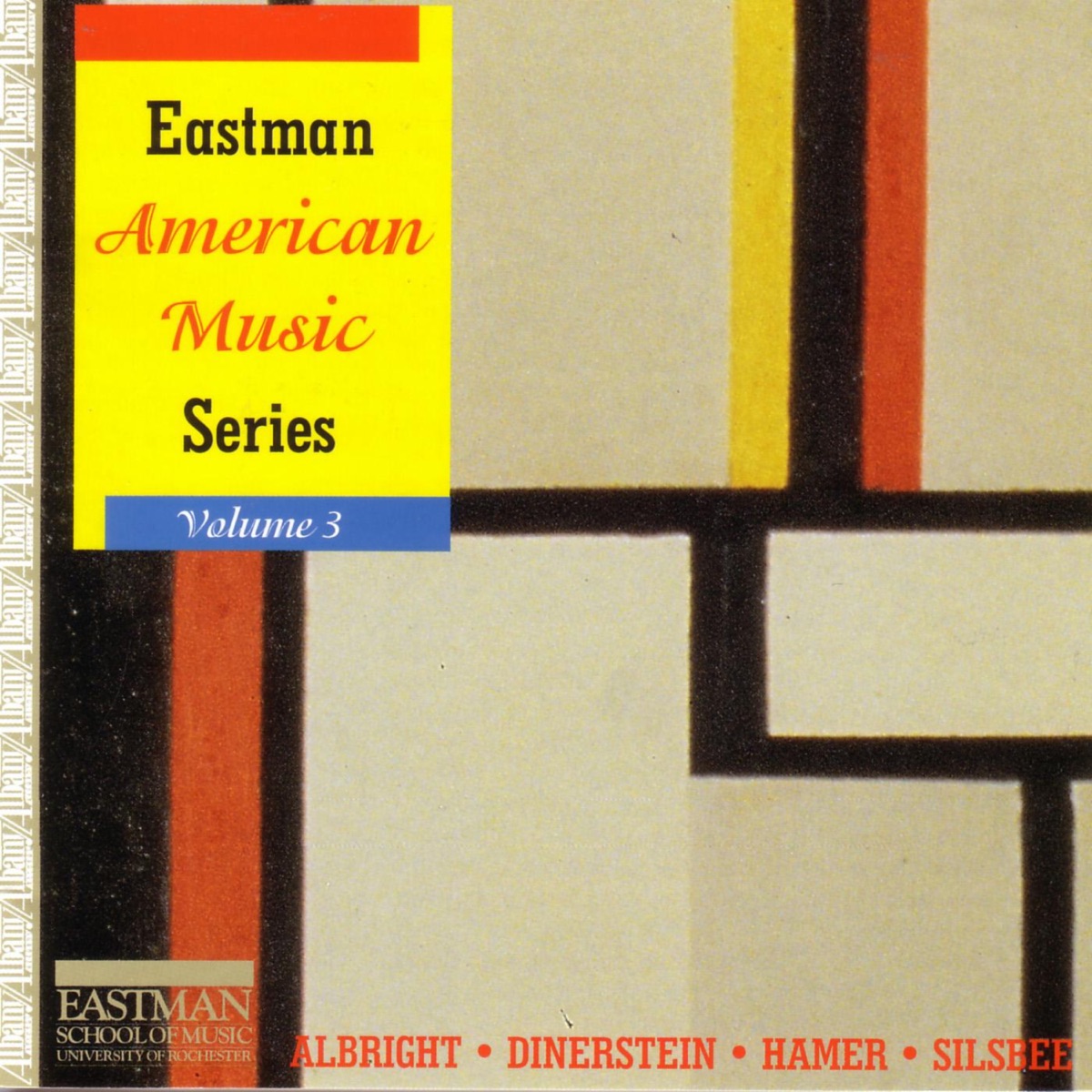 Eastman American Music Series, Vol. 3 by Douglas Reed album cover