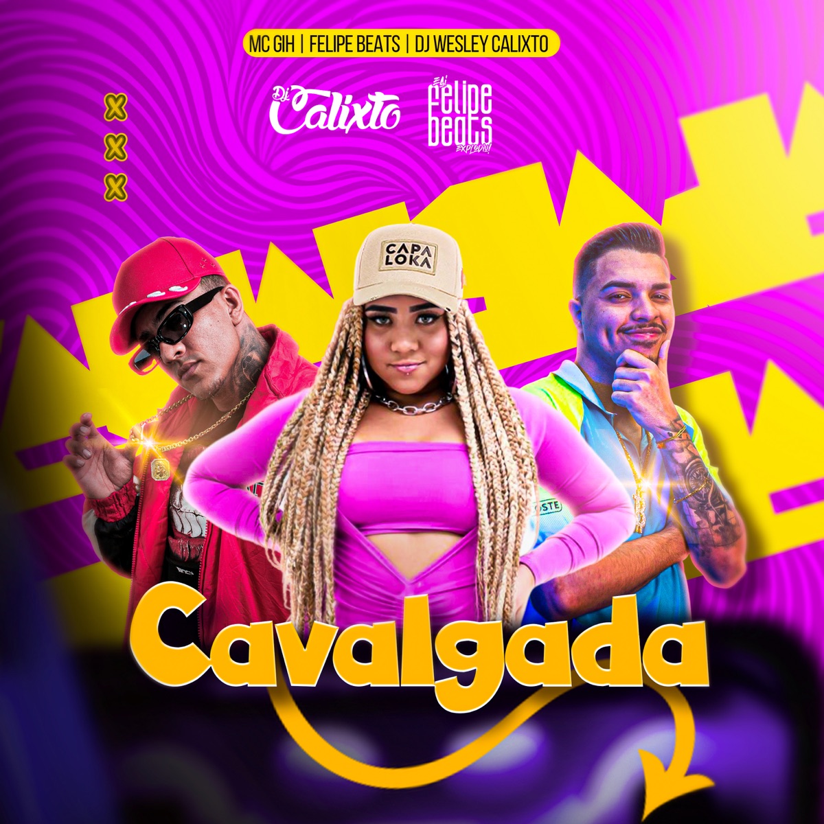 Cavalgada - Single by MC GIH, Felipe Beats & DJ Calixto album cover