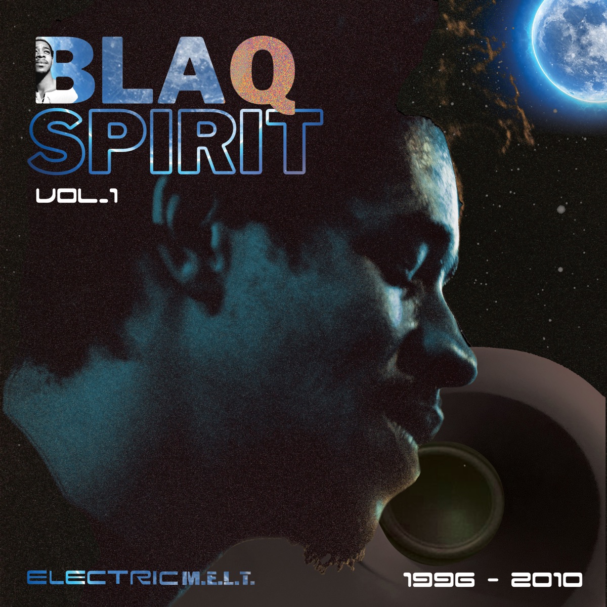 Blaq Spirit ElectricMELT 1996-2010, Vol. 1 by Moses Taiwa Molelekwa, Smith & Mighty & Soul Junky album cover
