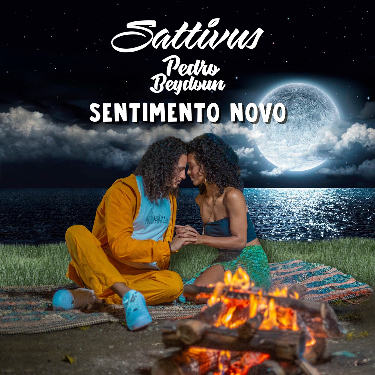 Sentimento Novo - Single by Sattivus & Pedro Beydoun album cover