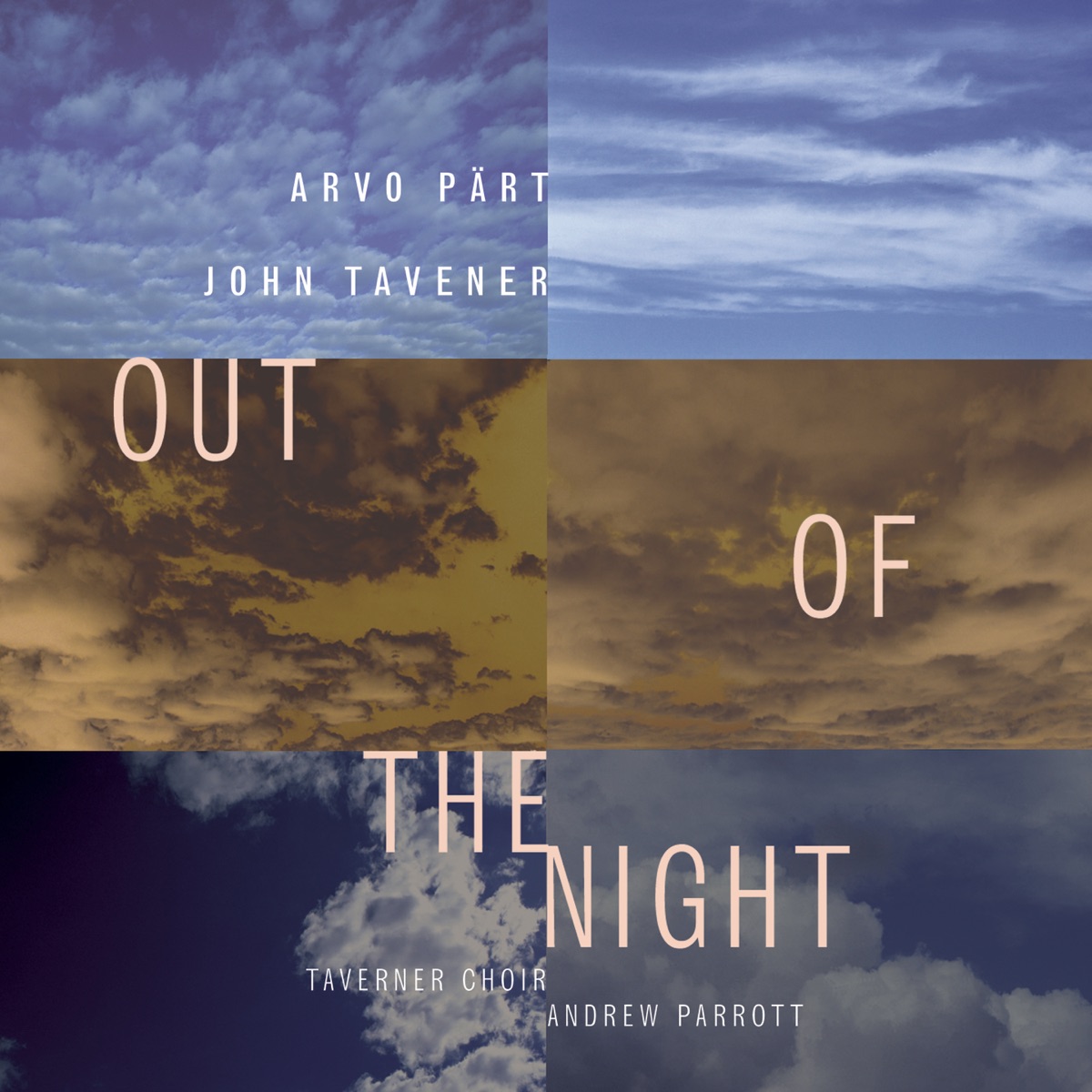 Out of the Night by Andrew Parrott & Taverner Choir album cover