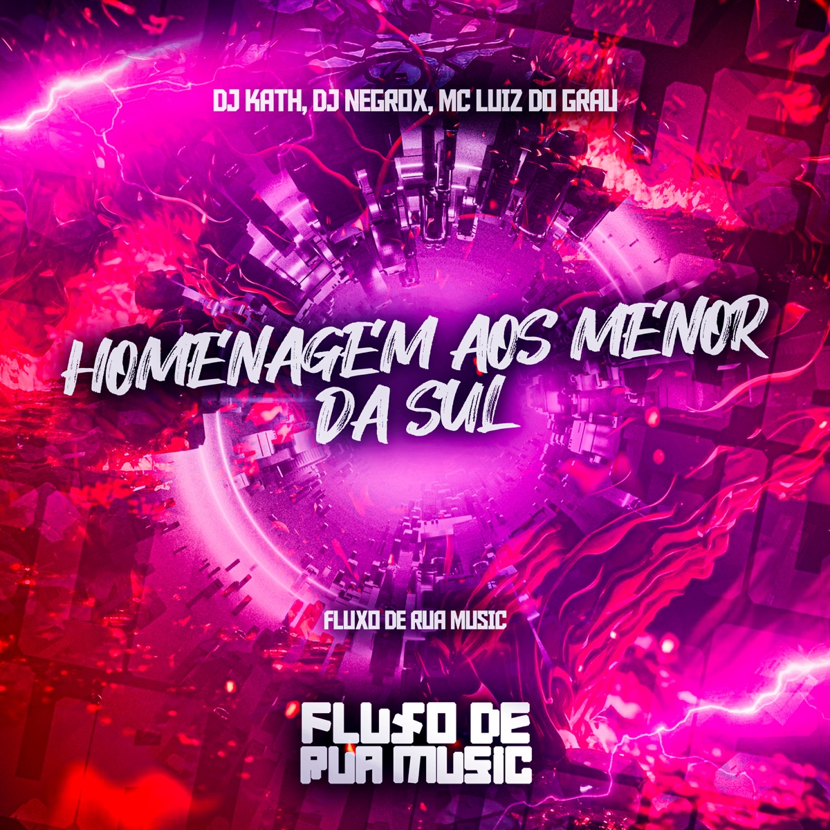 Homenagem aos Menor da Sul - Single by DJ KATH, MC LUIZ DO GRAU & DJ NEGROX album cover