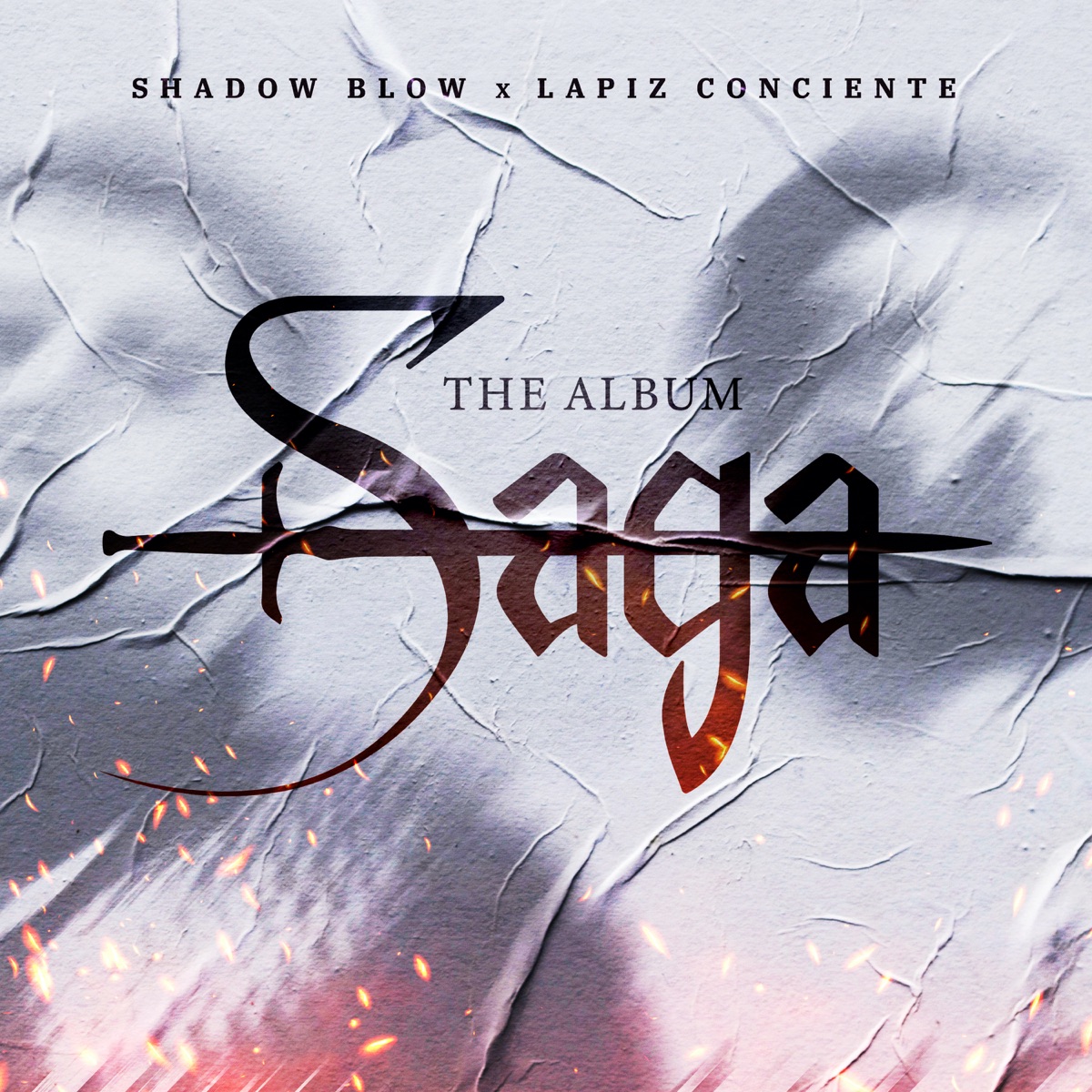 Saga The Album by Shadow Blow & Lapiz Conciente album cover