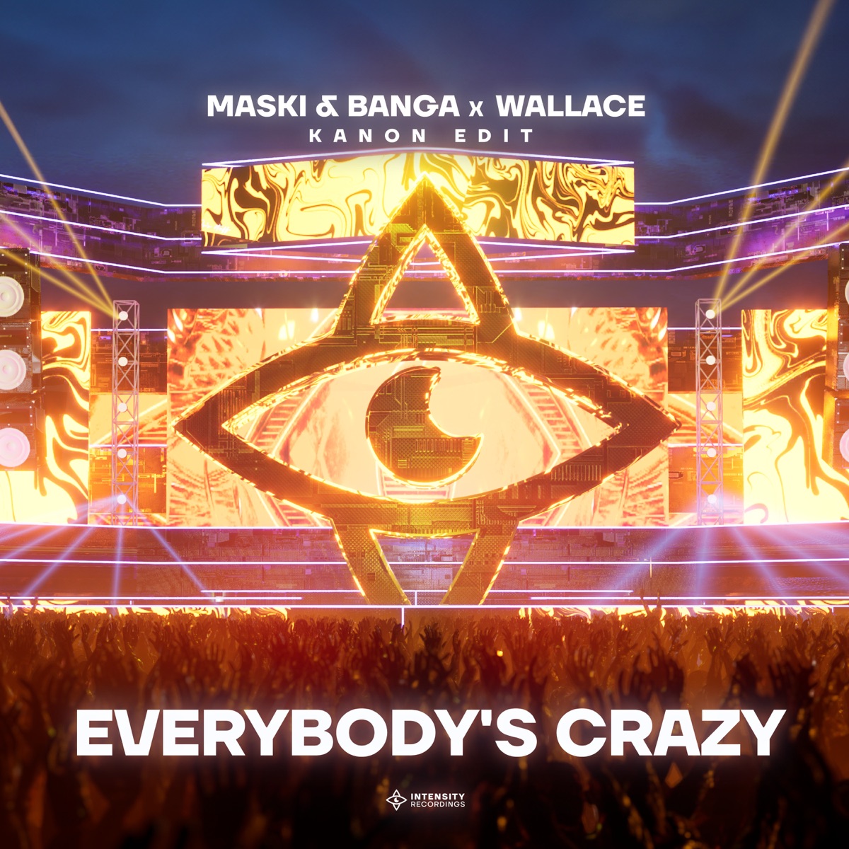 Everybody's Crazy (KANON Edit) - Single by Maski & Banga & Wallace album cover