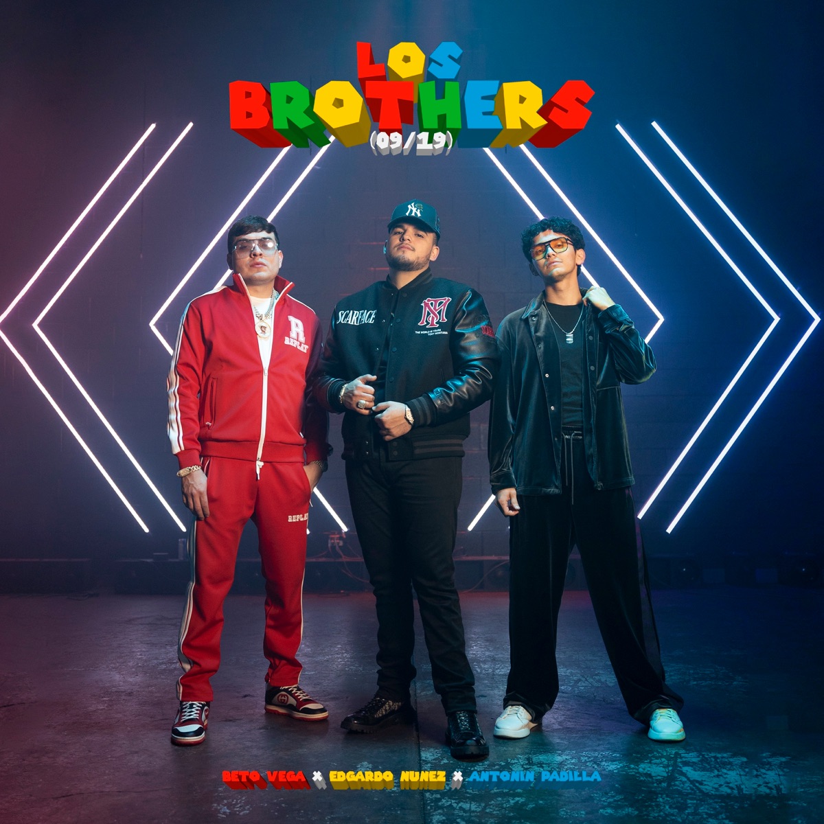 Los Brothers (09/19) - Single by Beto Vega, Edgardo Nuñez & Antonin Padilla album cover