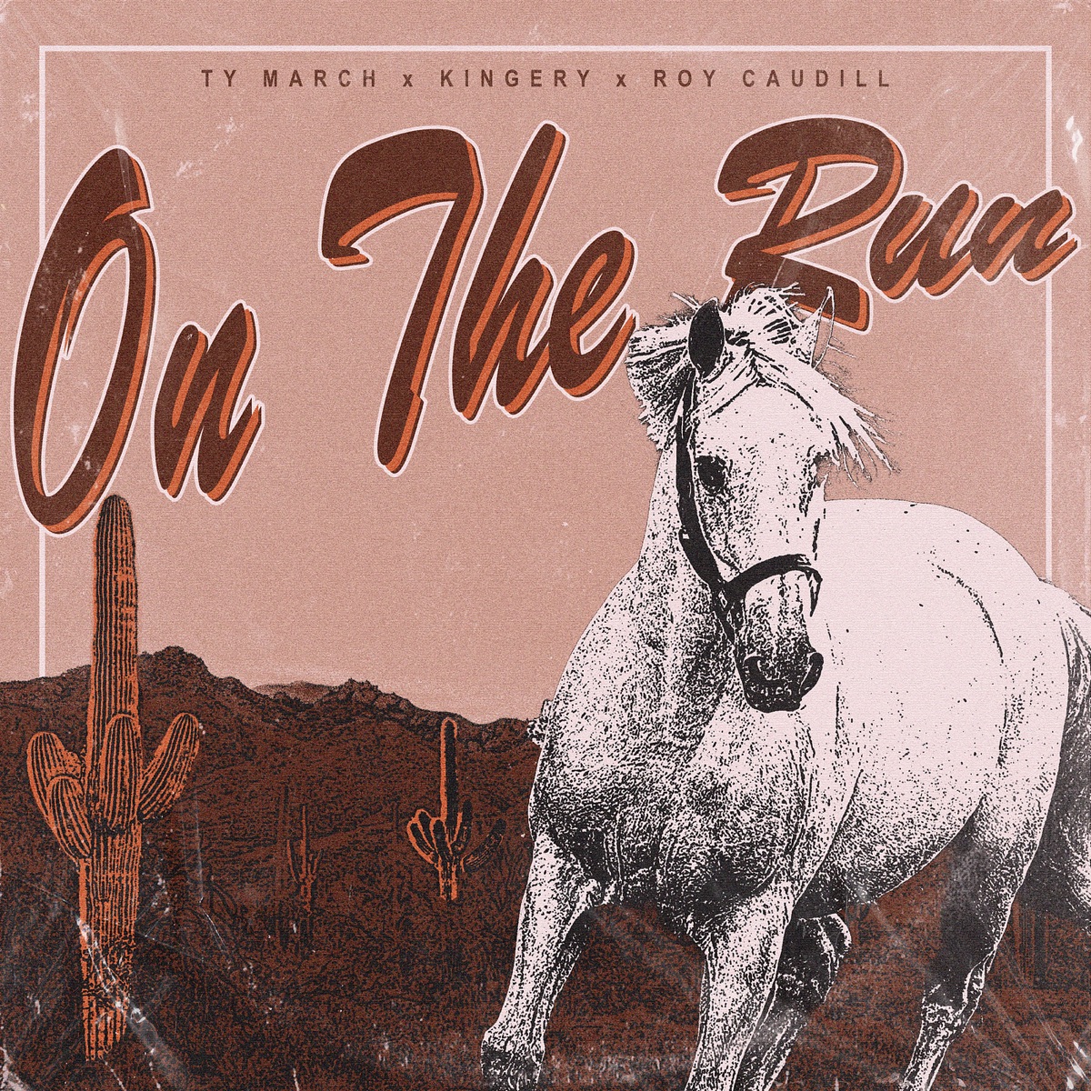 On the Run - Single by Ty March., Kingery & Roy Caudill album cover