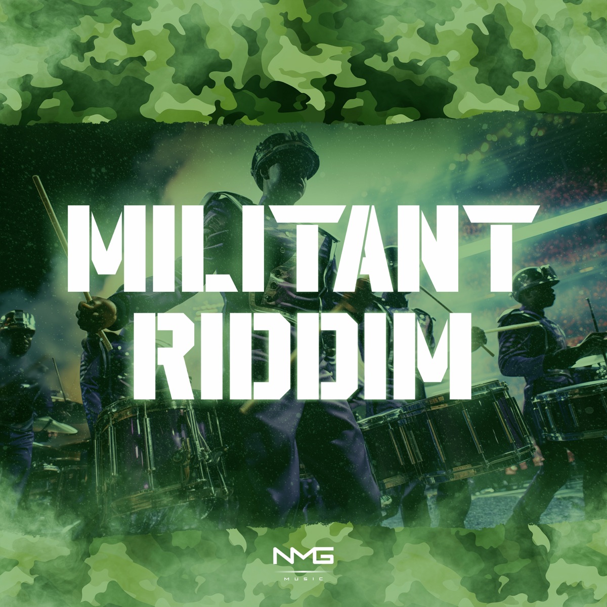 Militant Riddim - EP by Bunji Garlin, Fay-Ann Lyons, Skinny Fabulous & Viking Ding Dong album cover