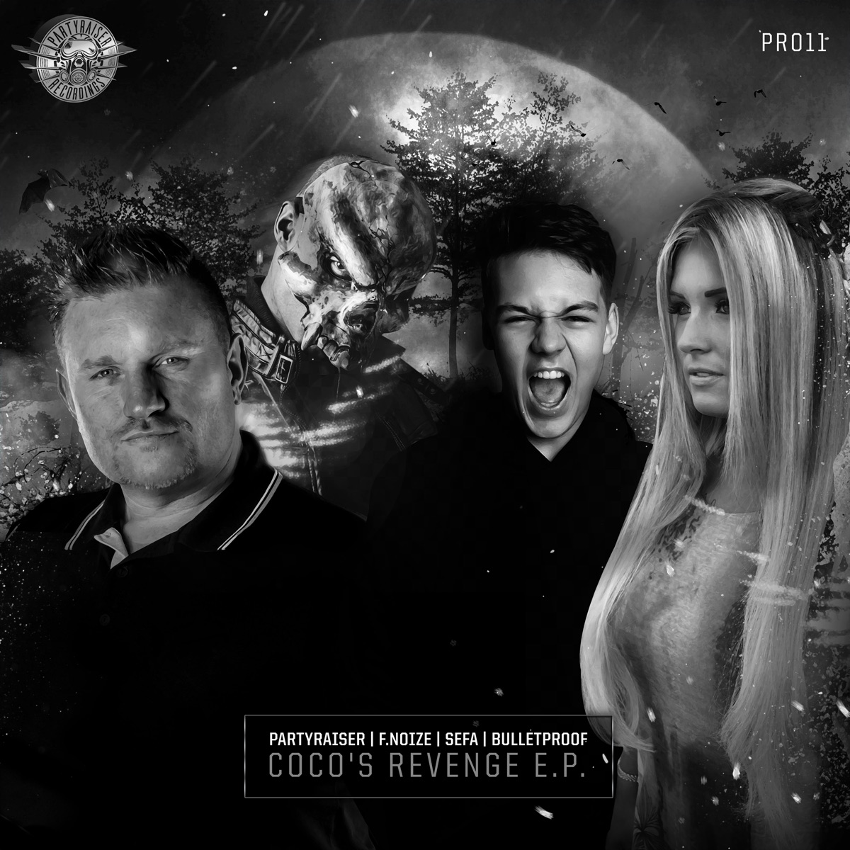 Coco's Revenge - EP by Partyraiser, F. Noize & Bulletproof album cover
