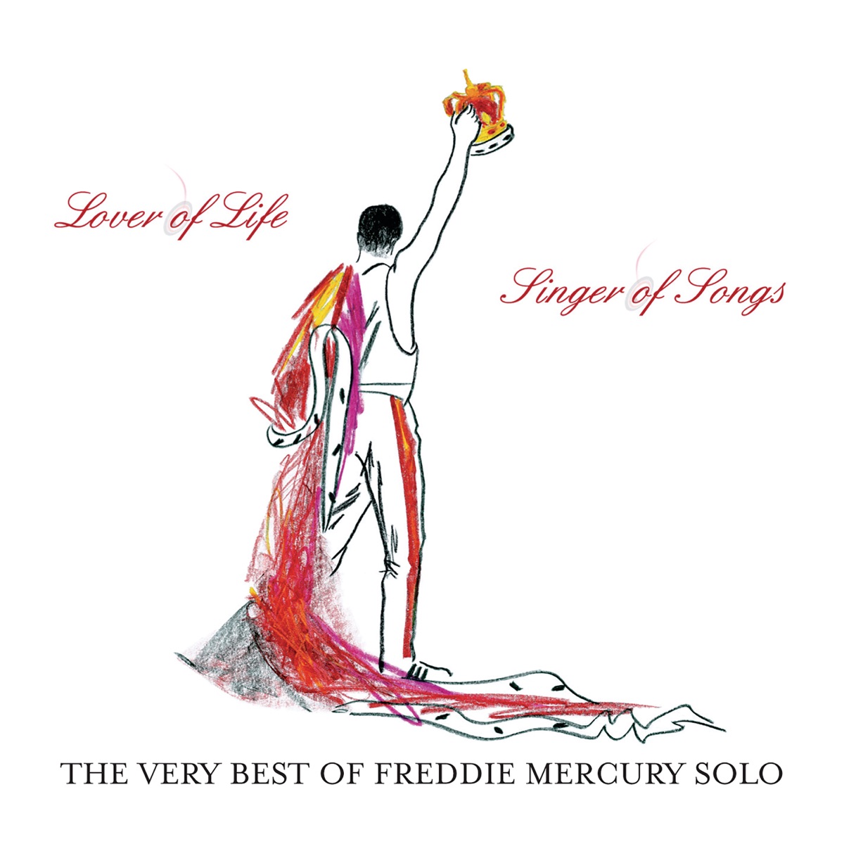 The Very Best of Freddie Mercury Solo: Lover of Life, Singer of Songs by Freddie Mercury album cover