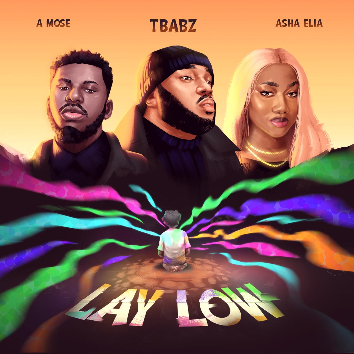 Lay Low - Single by Tbabz, Asha Elia & A Mose album cover