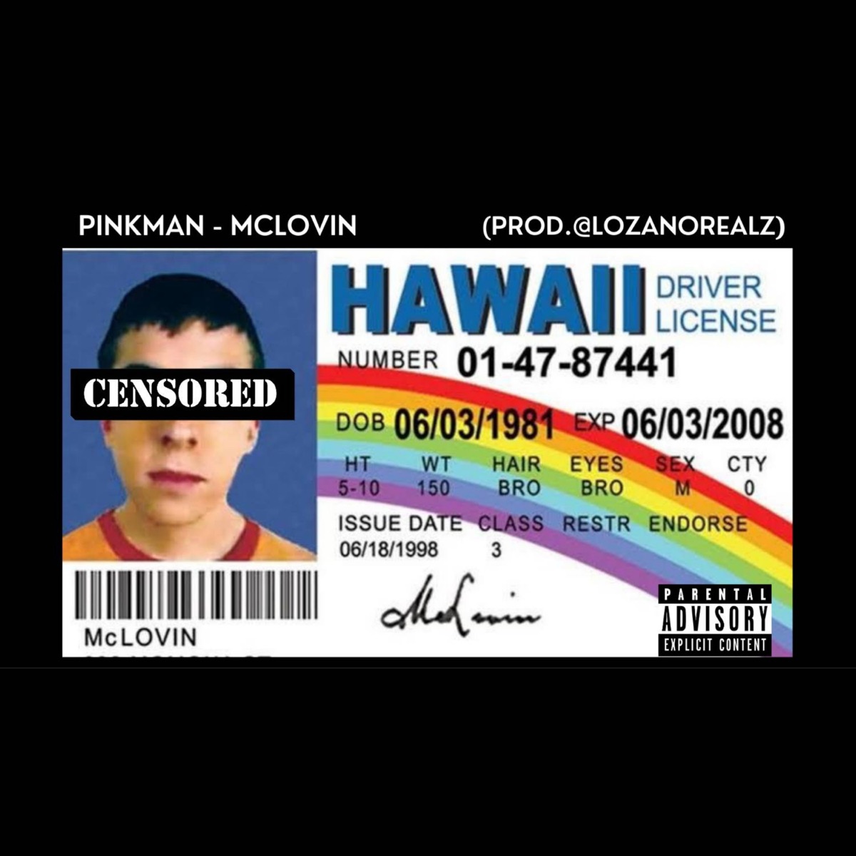 McLovin - Single by Anúbis Produções Rec., Pinkman & Lozanorealz album cover