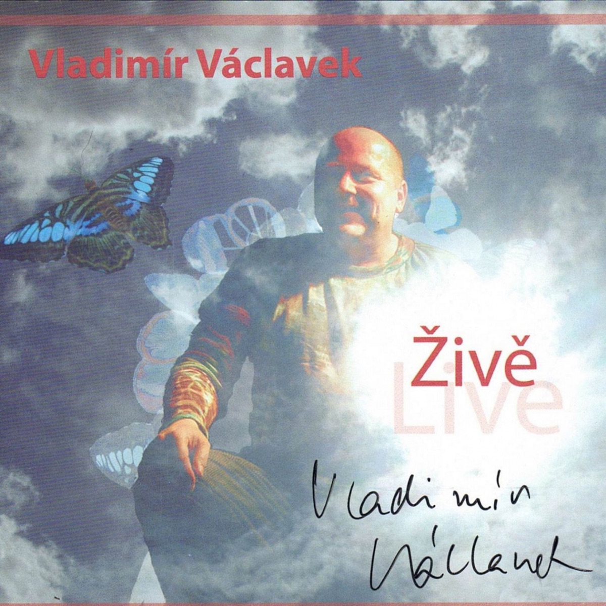 Živě (Live) by Vladimír Václavek album cover
