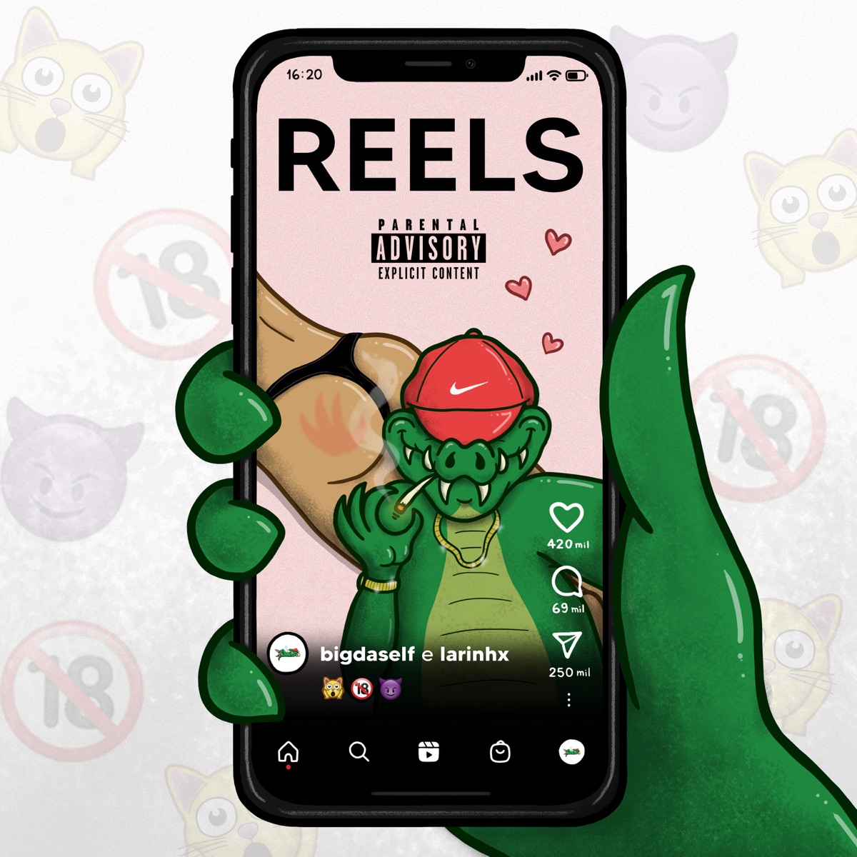 REELS - Single by biggie diehl & LARINHX album cover
