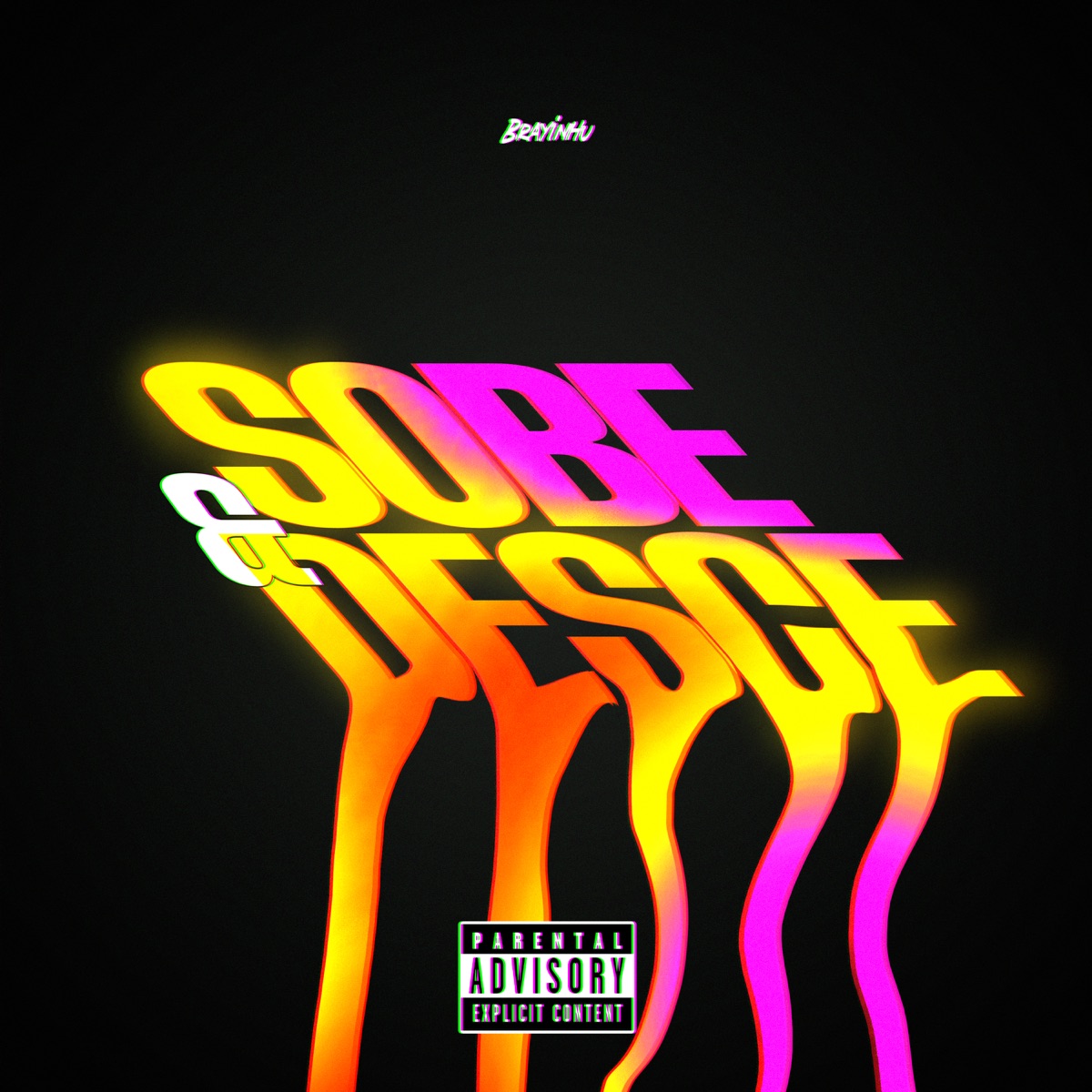 Sobe & Desce (feat. RealPeu) - Single by Brayinhu album cover