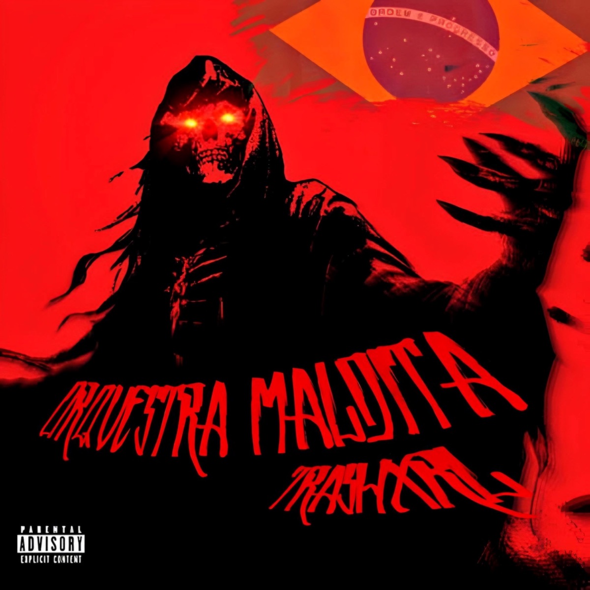 Orquestra Maldita - Single by TRASHXRL & Mc Delux album cover