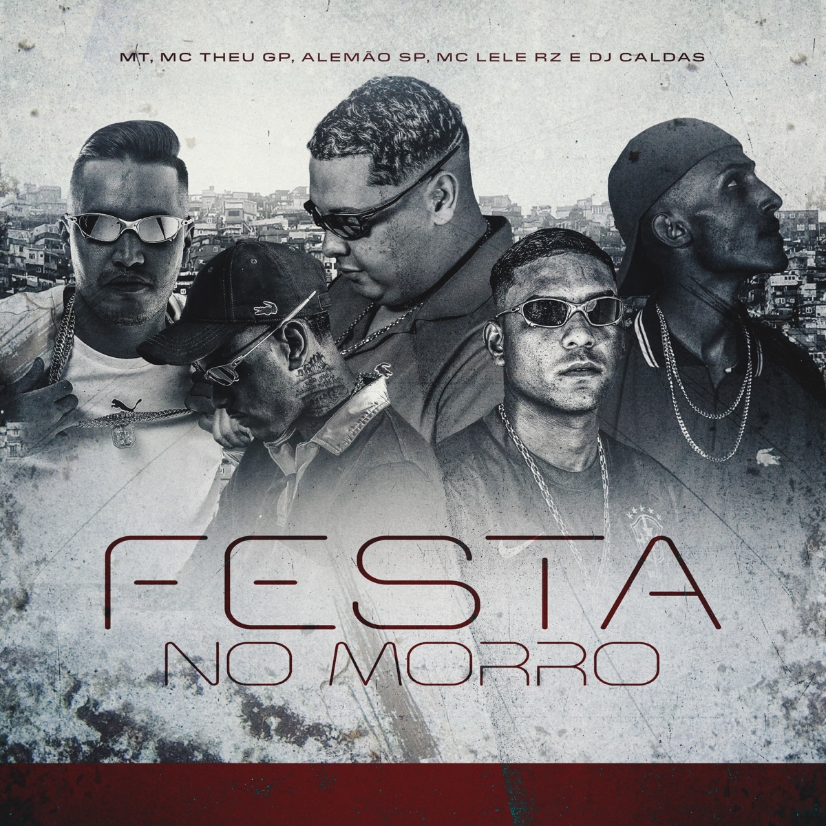 Festa No Morro - Single by MT, MC Theu GP, Alemão SP & MC Lele RZ album cover