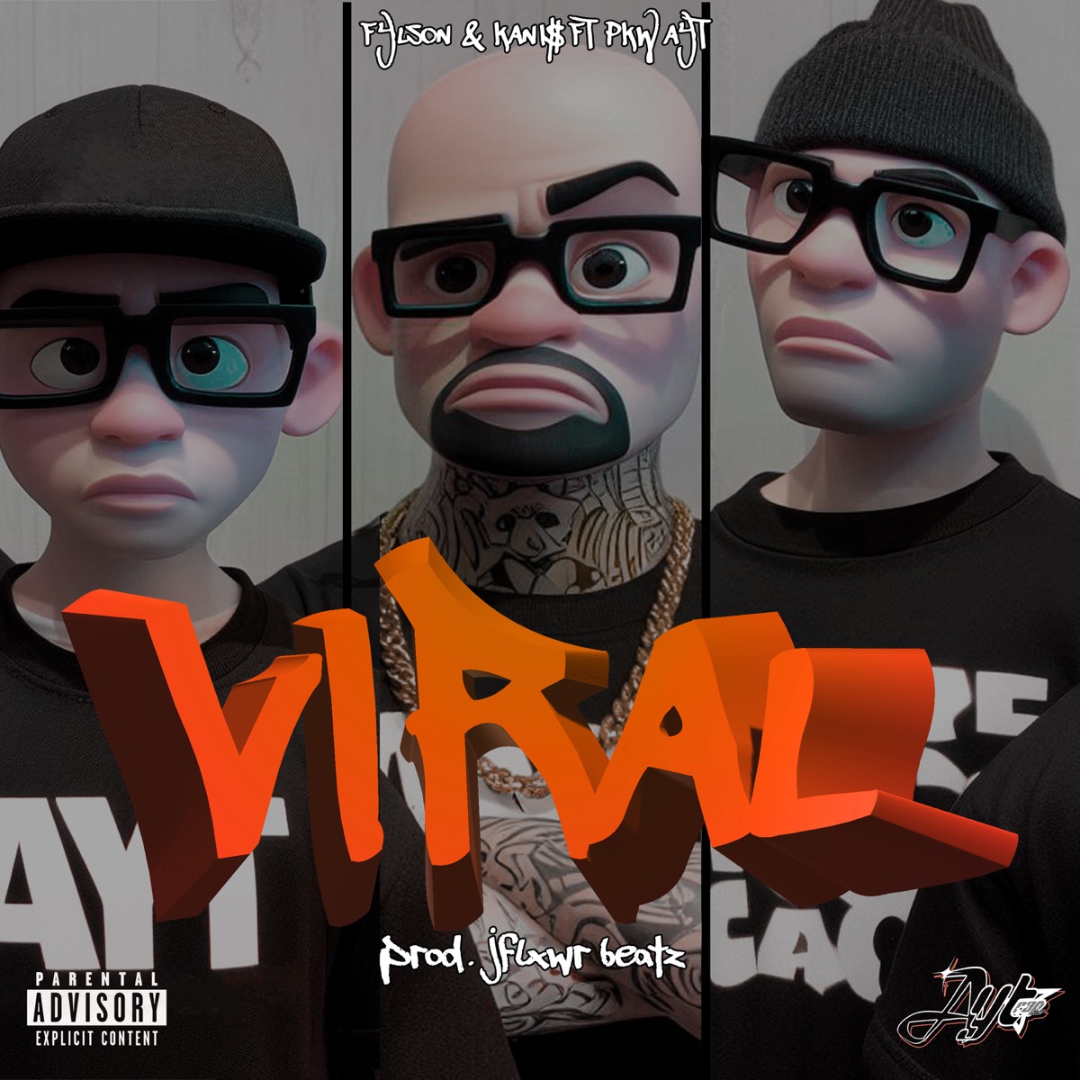 VIRAL (feat. PKW AYT) - Single by fylson & KANI$ album cover