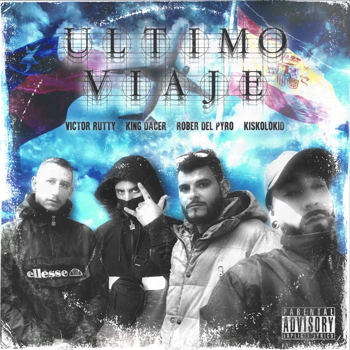 Último Viaje - Single by king dacer, Kiskolokid, Victor Rutty & Rober del Pyro album cover