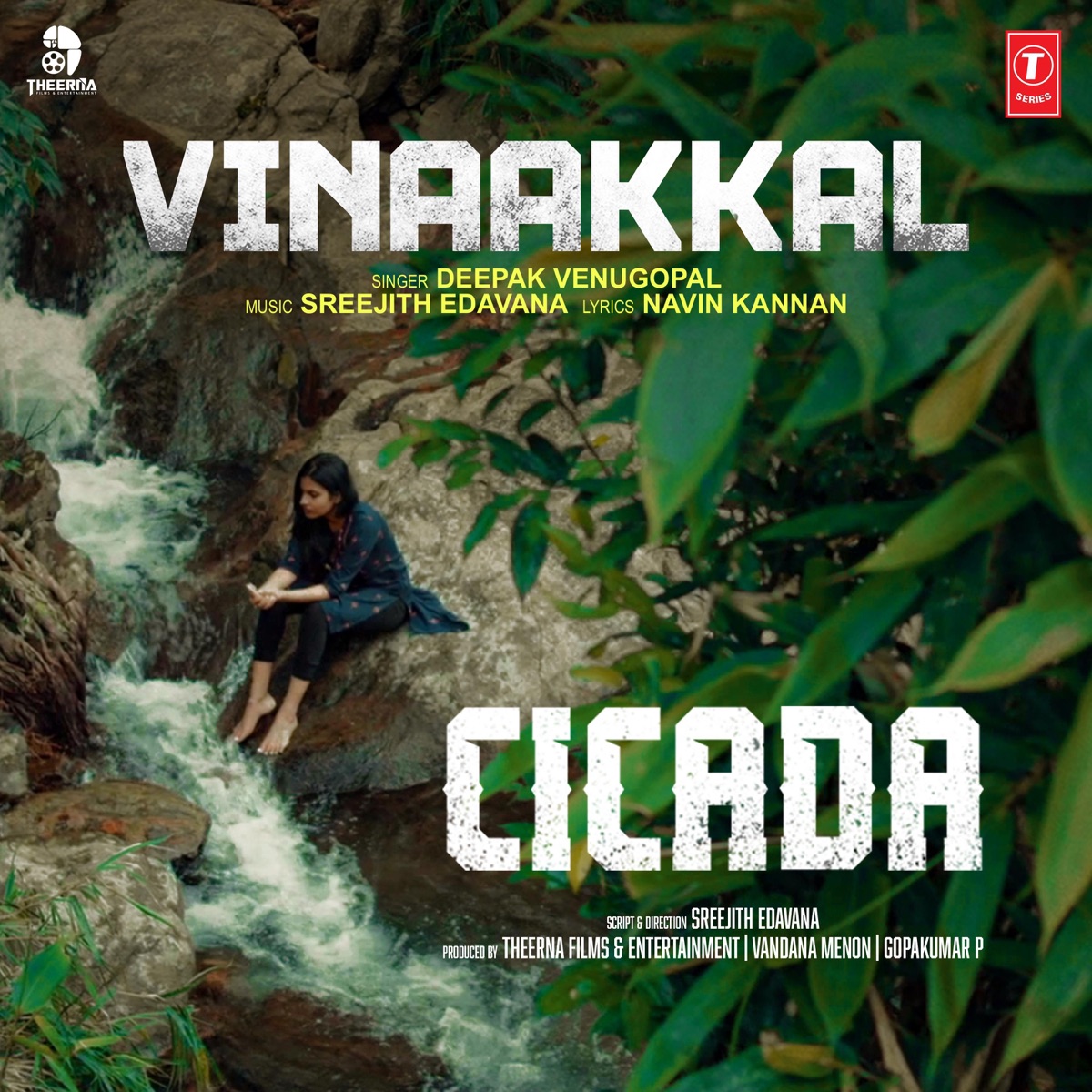 Vinaakkal (From "Cicada") - Single by Deepak Venugopal, Sreejith Edavana & Navin Kannan album cover