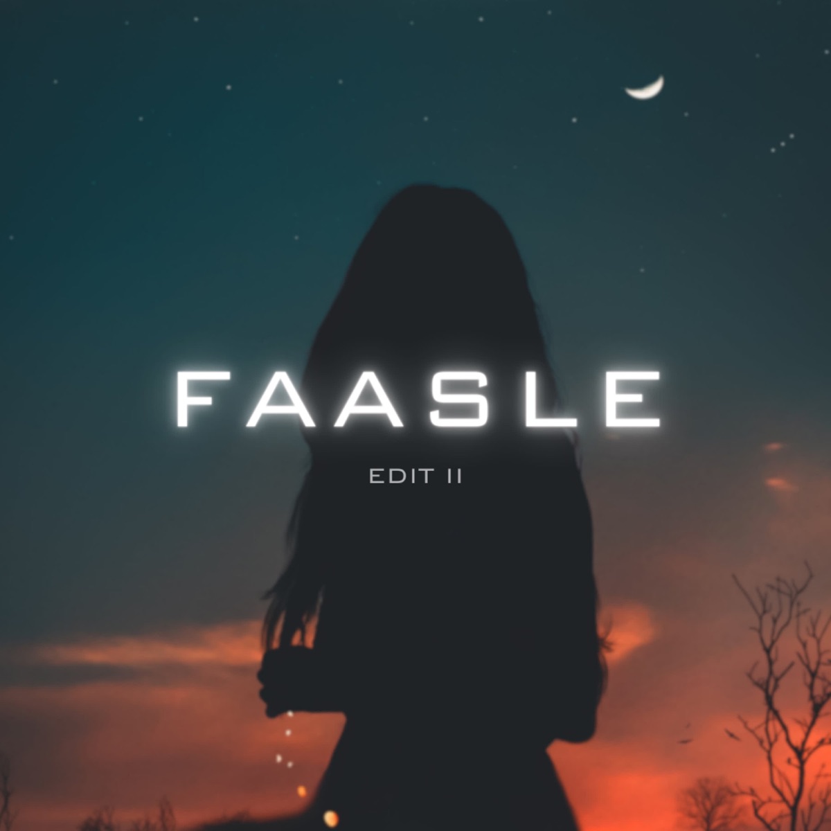 Faasle - Edit II - Single by Nikhil Pawar Music & Antaraa Bhataacharya album cover