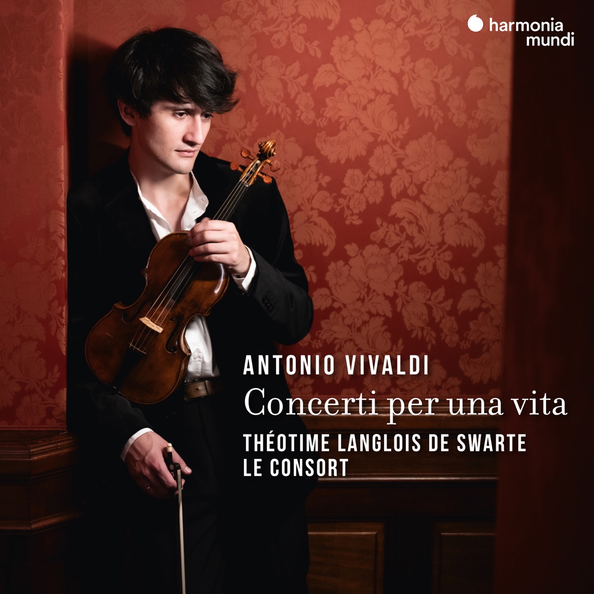 Vivaldi: Concerti per una vita by Théotime Langlois de Swarte & Le Consort album cover