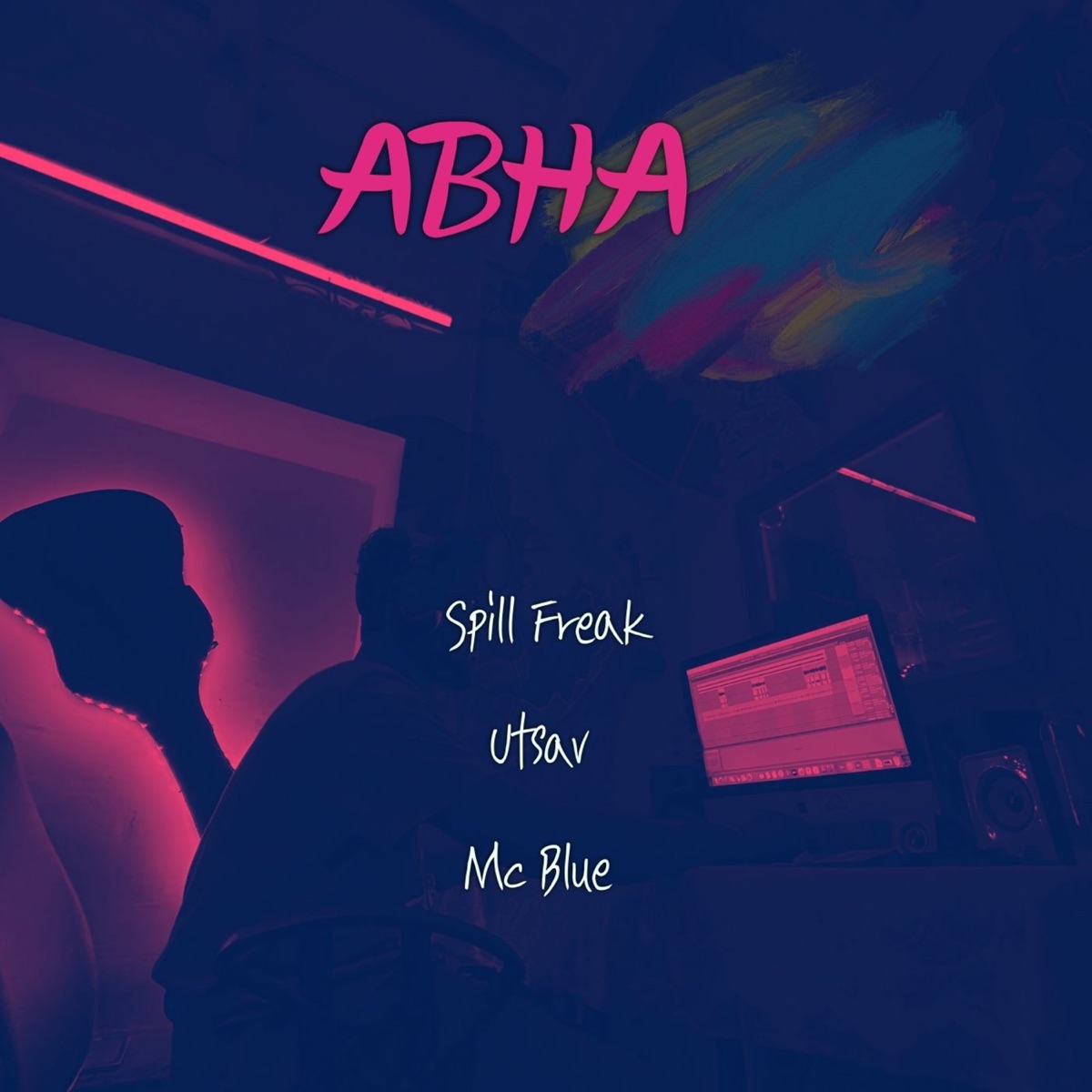 Abha - Single by Spill Freak, Utsav & Mc blue album cover