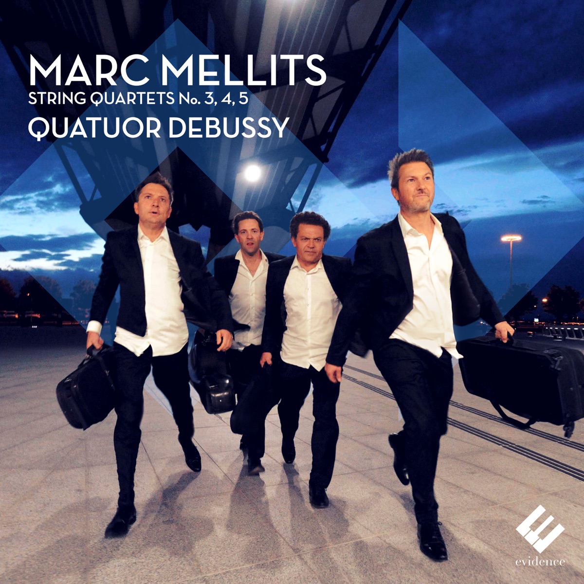 Mellits: String Quartets Nos. 3, 4 & 5 by Quatuor Debussy album cover