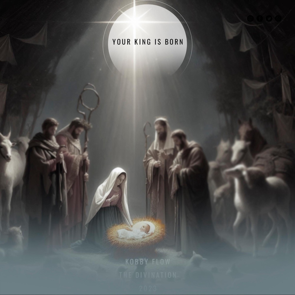 Your King Is Born - EP by Kobby Flow album cover