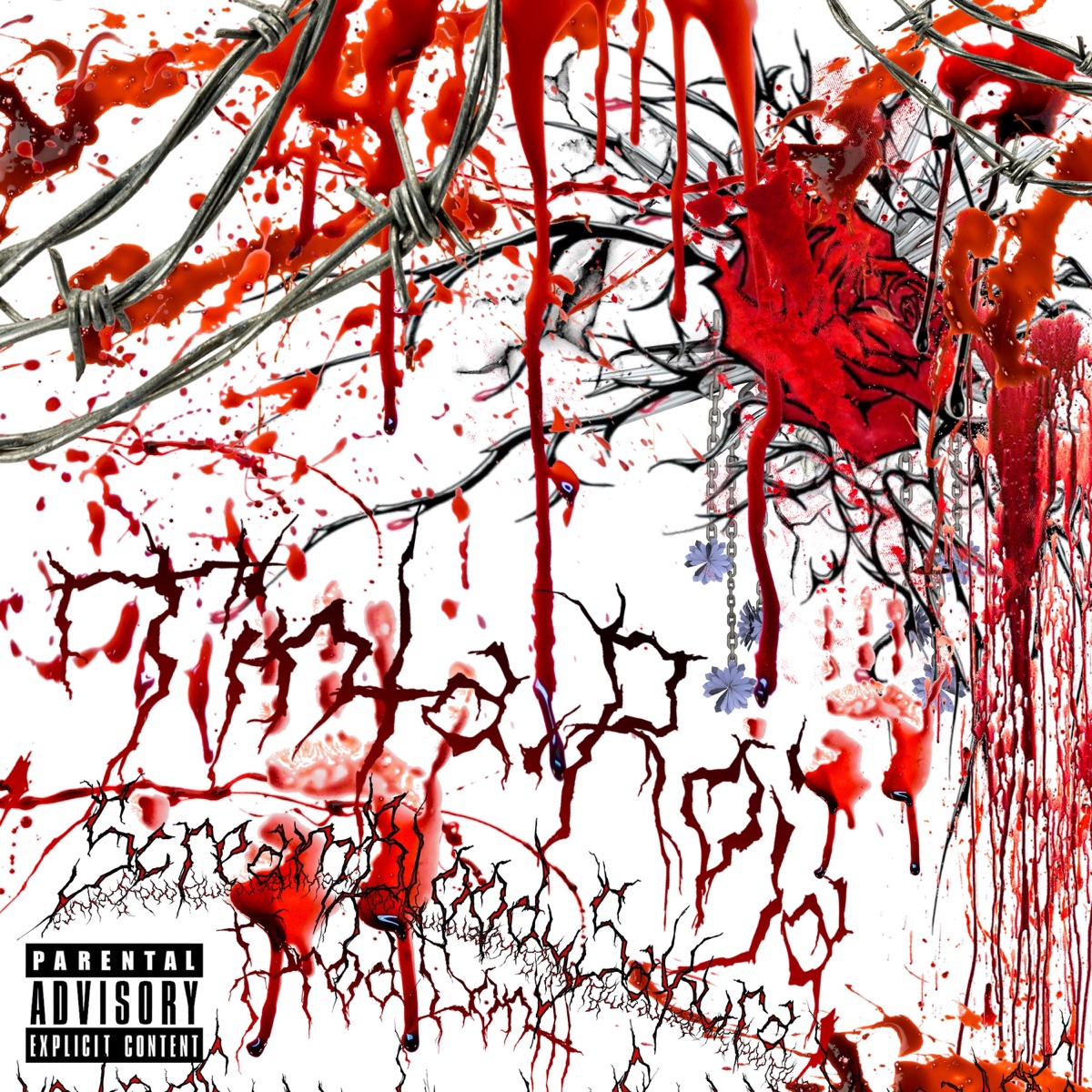Tinta Roja (feat. Donttt) - Single by screambloodysakura album cover