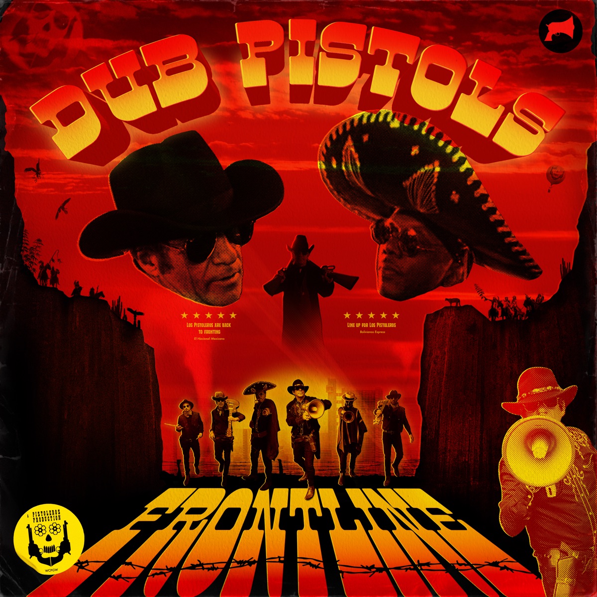 Frontline by Dub Pistols album cover