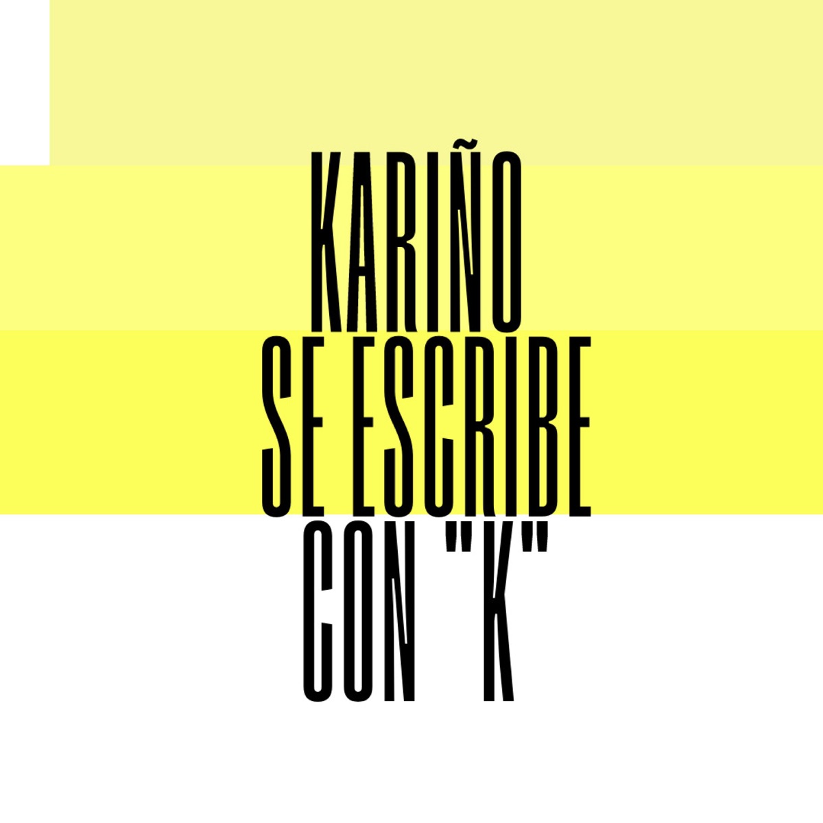 Kariño se escribe con K - Single by Zeleroz album cover