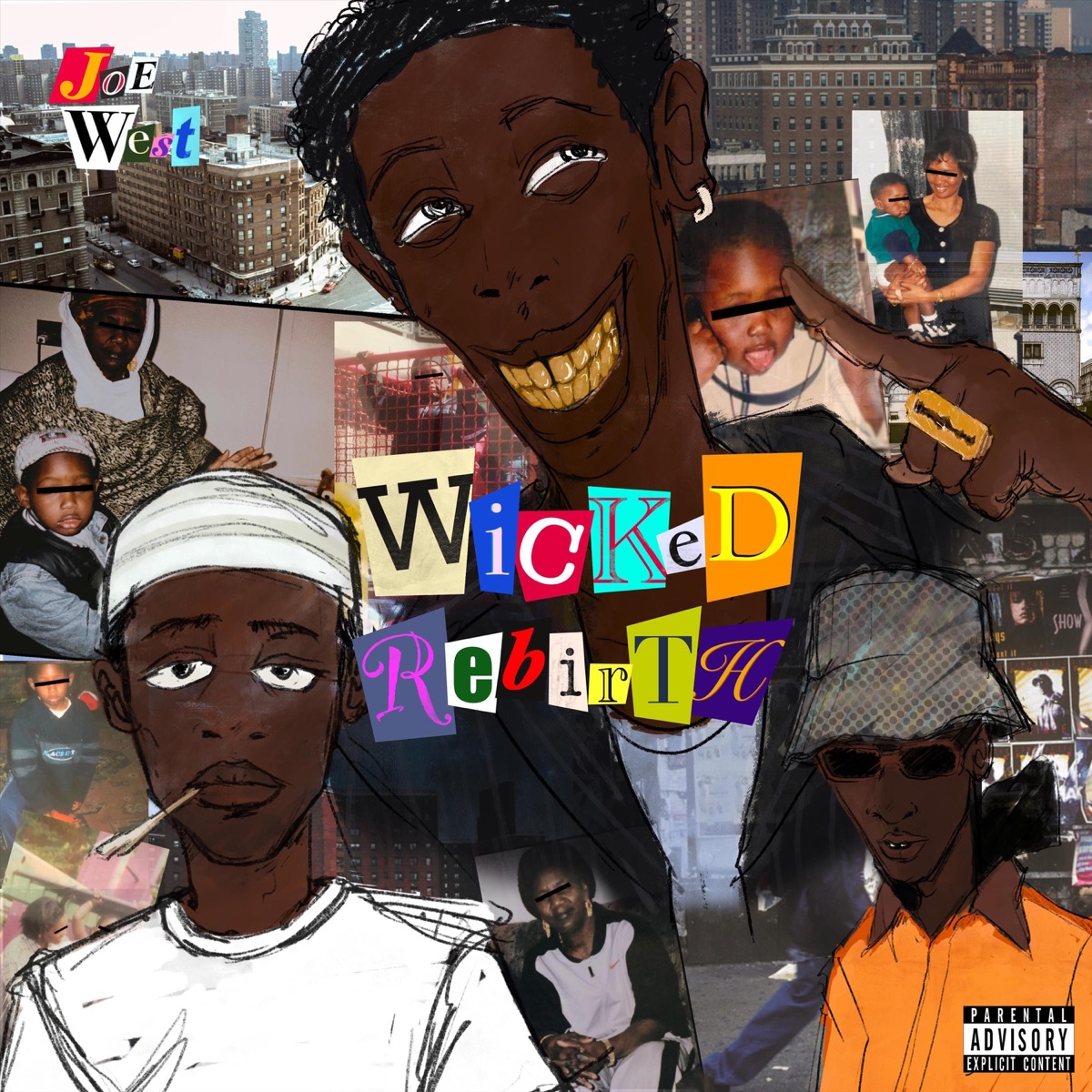 Wicked Rebirth - EP by Joe West & Plain Jane Og album cover