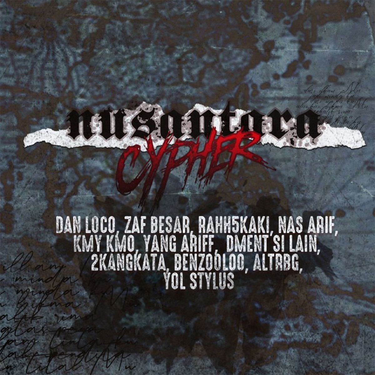 Nusantara Cypher (feat. Zaf Besar, Rahhh5Kaki, Nas Arif, Kmy Kmo, Yang Ariff, DMent Si Lain, 2KangKata, Benzooloo, ALTRBG & Yol Stylus) - EP by Dan Loco album cover